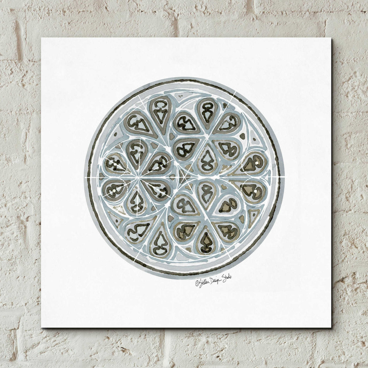 Epic Art 'Geometry Study 1' by Stellar Design Studio, Acrylic Glass Wall Art,12x12