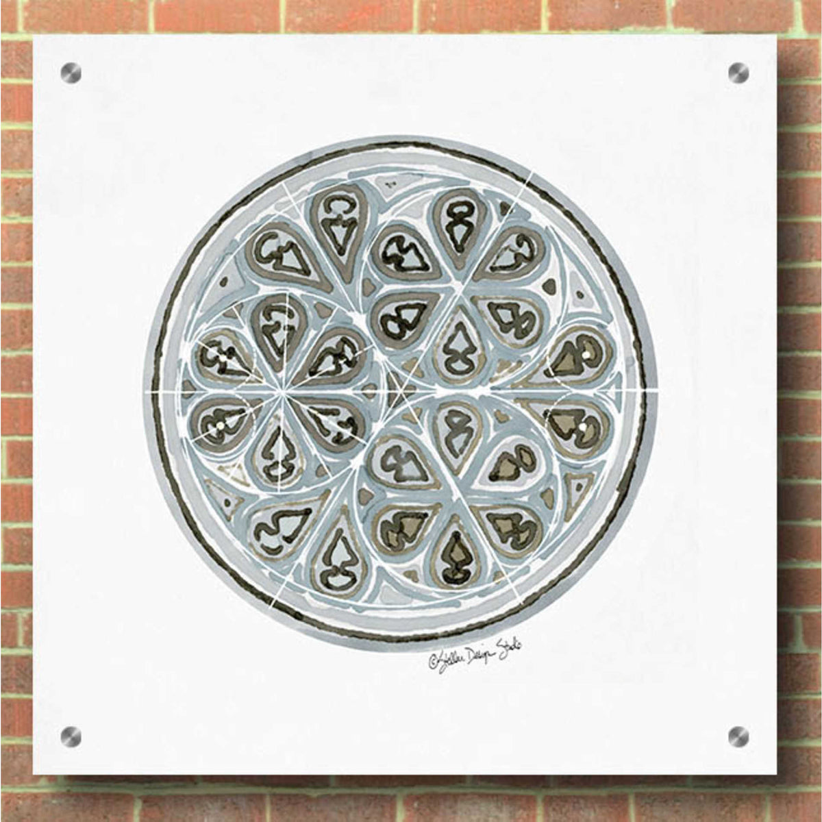 Epic Art 'Geometry Study 1' by Stellar Design Studio, Acrylic Glass Wall Art,36x36