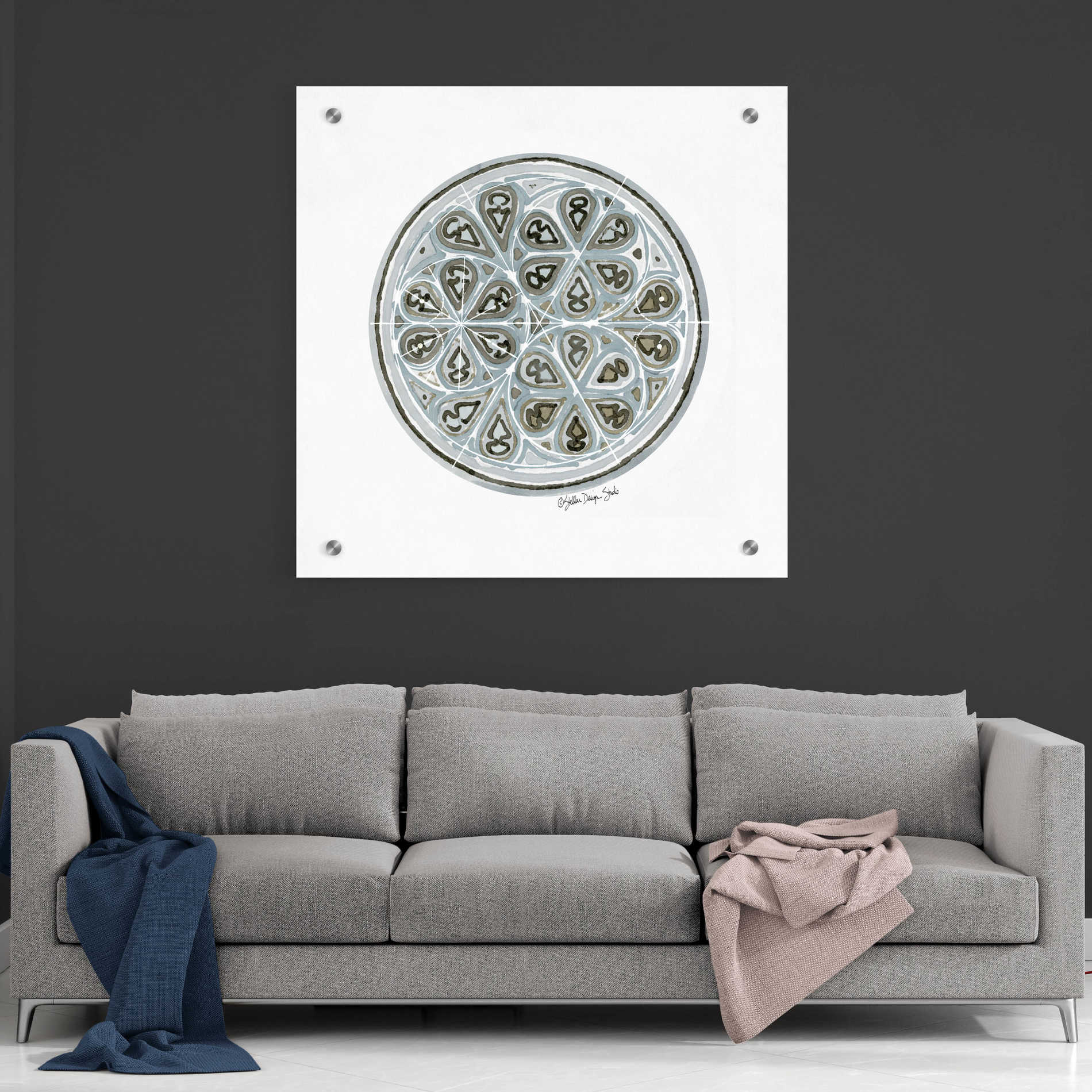 Epic Art 'Geometry Study 1' by Stellar Design Studio, Acrylic Glass Wall Art,36x36