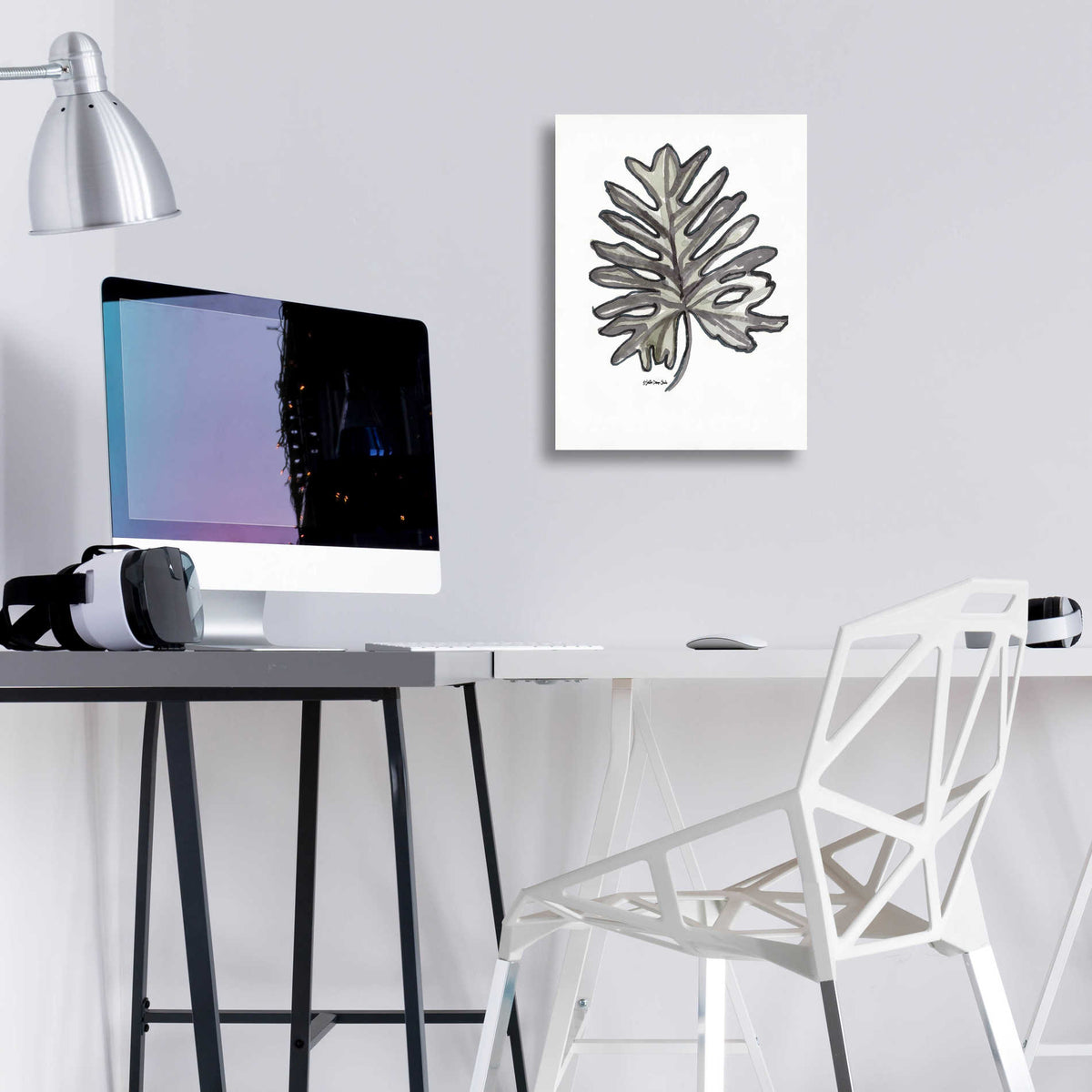 Epic Art 'Modern Palm 3' by Stellar Design Studio, Acrylic Glass Wall Art,12x16