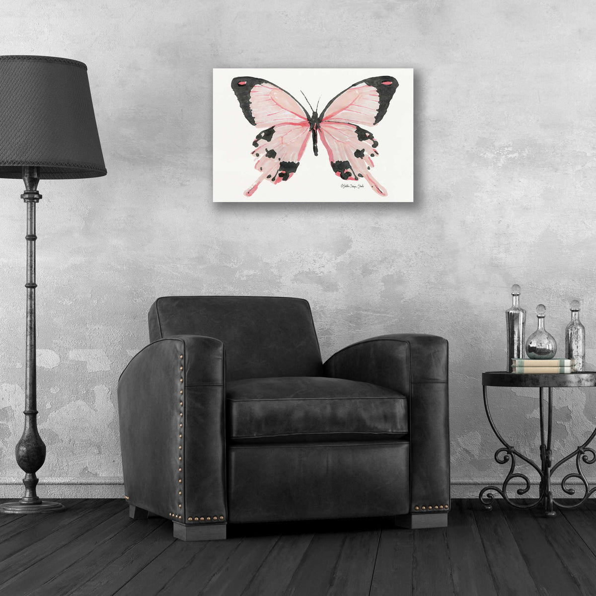 Epic Art 'Butterfly 1' by Stellar Design Studio, Acrylic Glass Wall Art,24x16