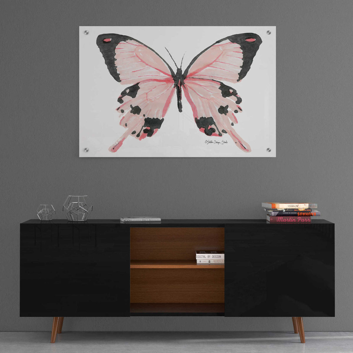 Epic Art 'Butterfly 1' by Stellar Design Studio, Acrylic Glass Wall Art,36x24