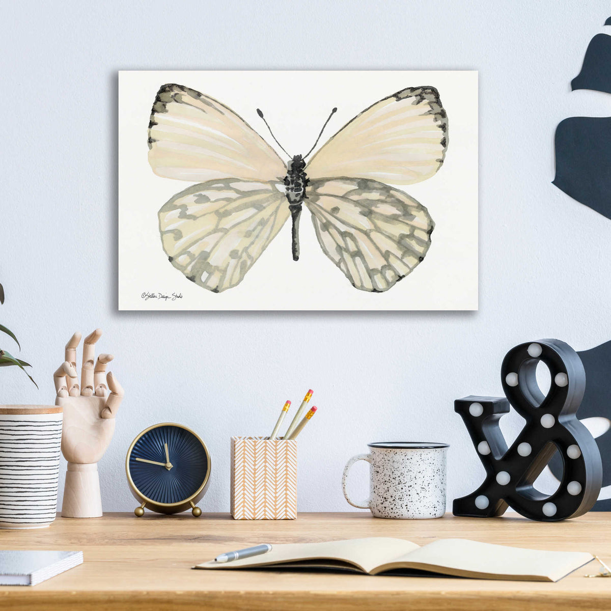 Epic Art 'Butterfly 2' by Stellar Design Studio, Acrylic Glass Wall Art,16x12