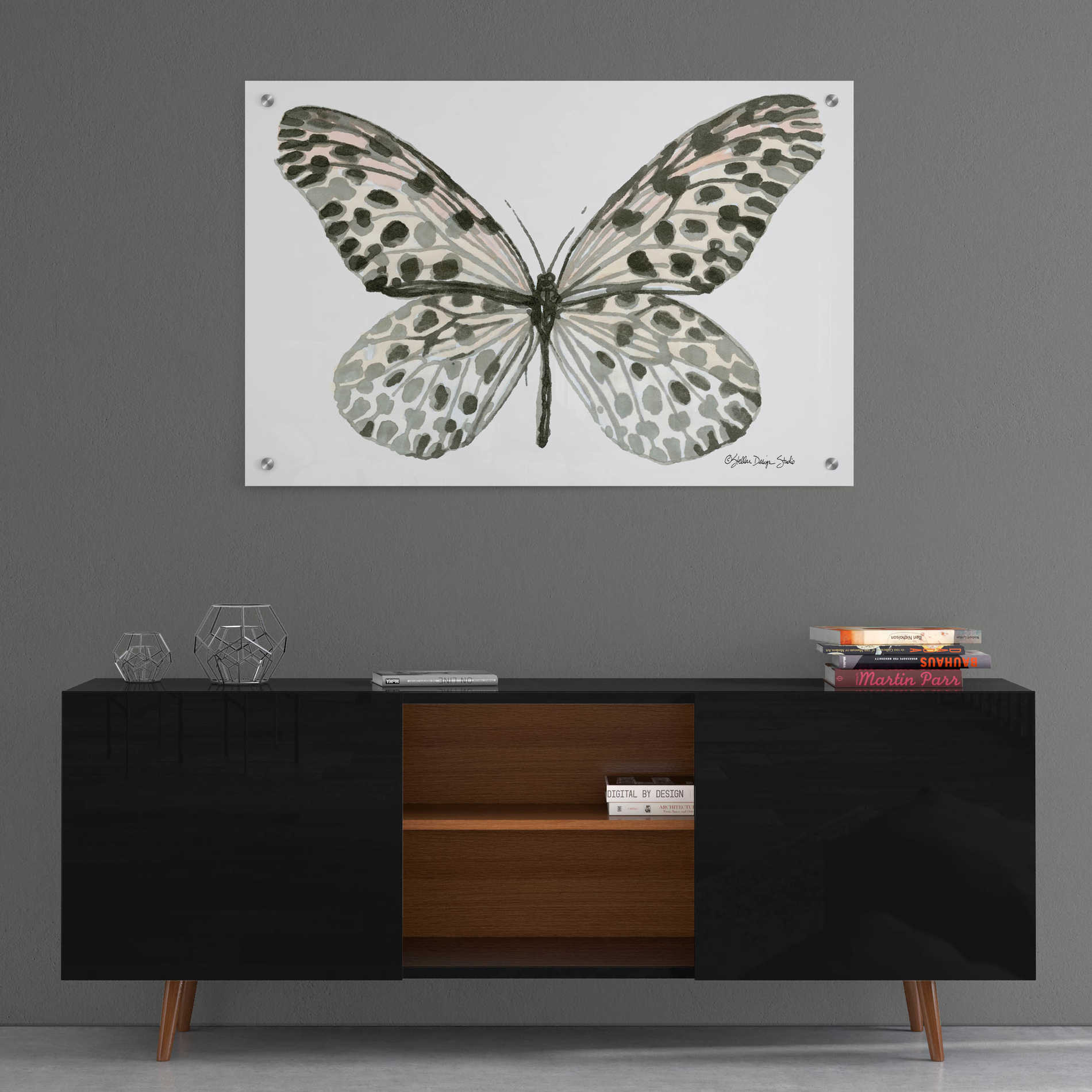 Epic Art 'Butterfly 3' by Stellar Design Studio, Acrylic Glass Wall Art,36x24