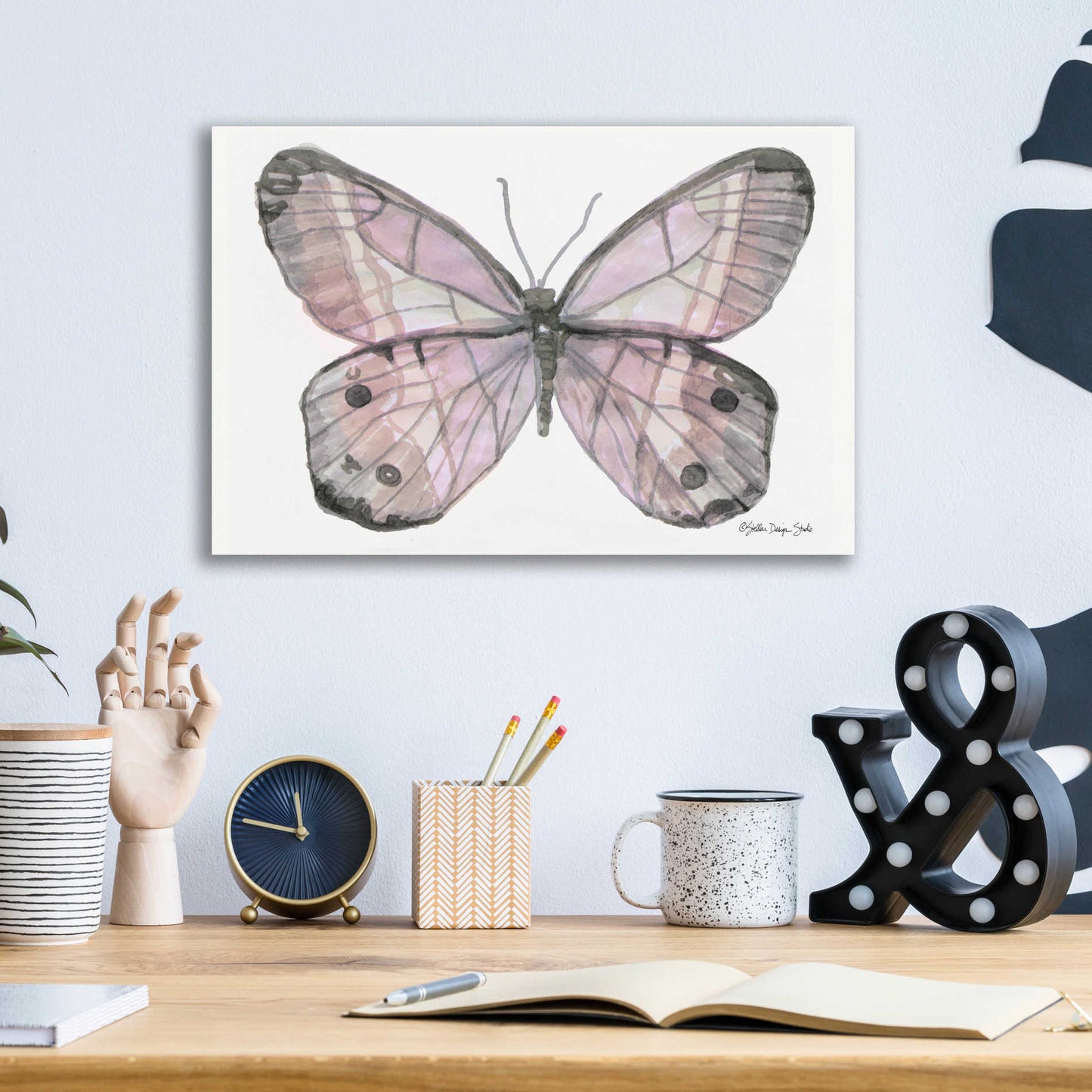 Epic Art 'Butterfly 5' by Stellar Design Studio, Acrylic Glass Wall Art,16x12