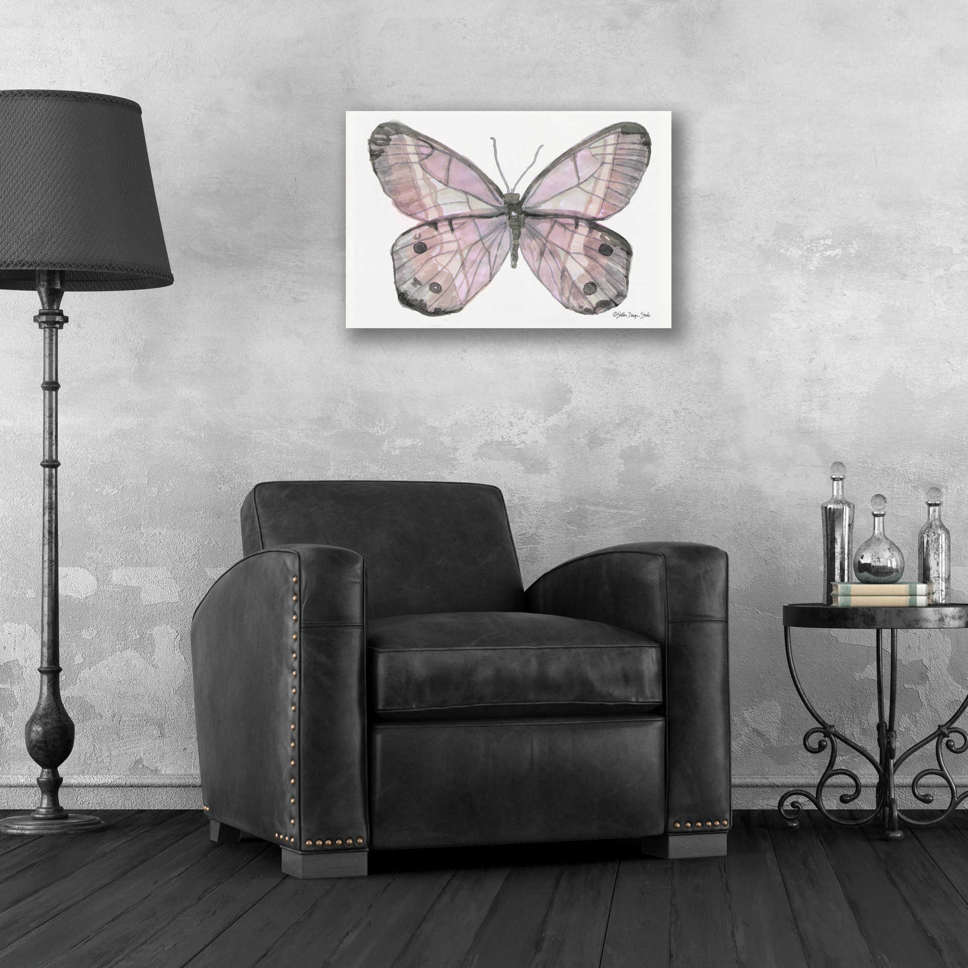 Epic Art 'Butterfly 5' by Stellar Design Studio, Acrylic Glass Wall Art,24x16
