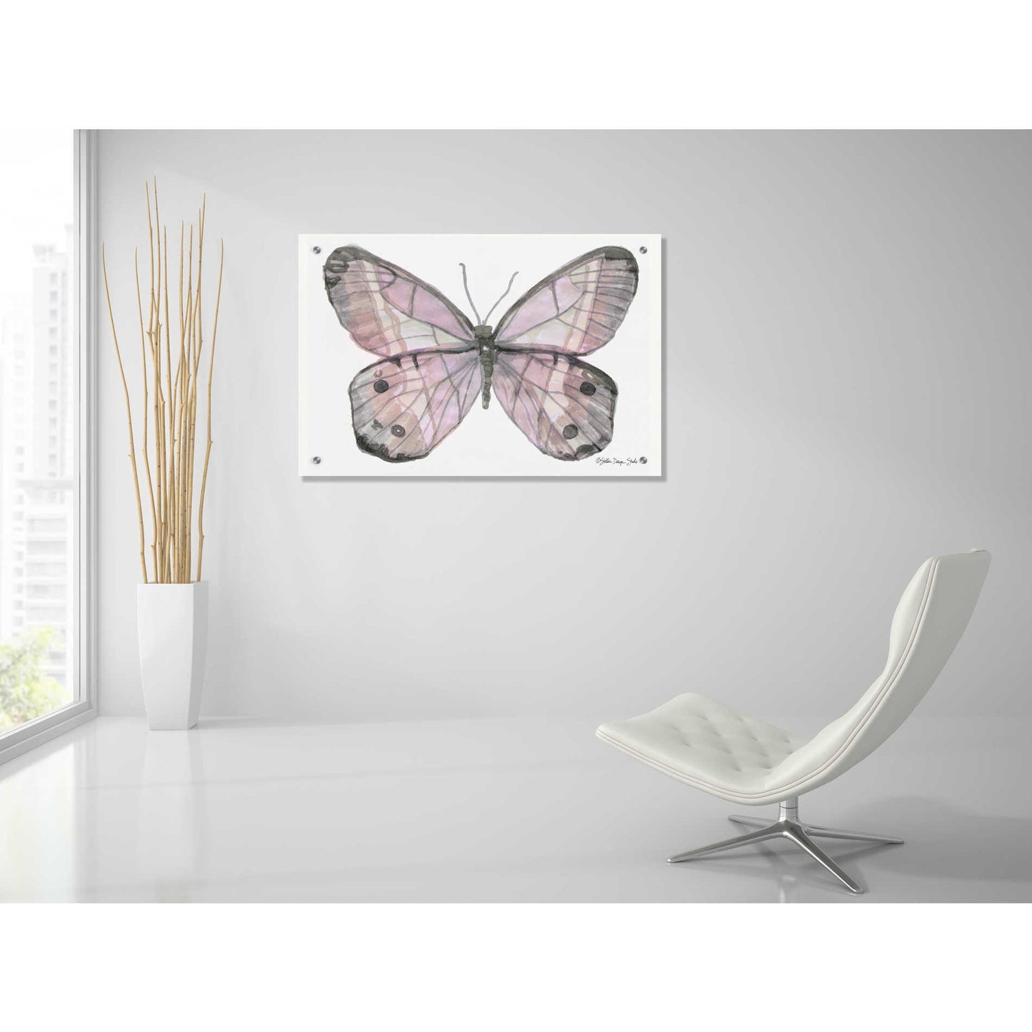 Epic Art 'Butterfly 5' by Stellar Design Studio, Acrylic Glass Wall Art,36x24