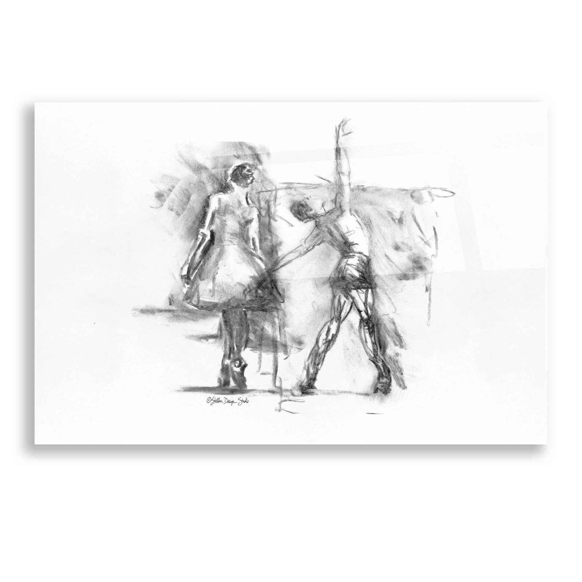 Epic Art 'Dance Figure 3' by Stellar Design Studio, Acrylic Glass Wall Art,16x12