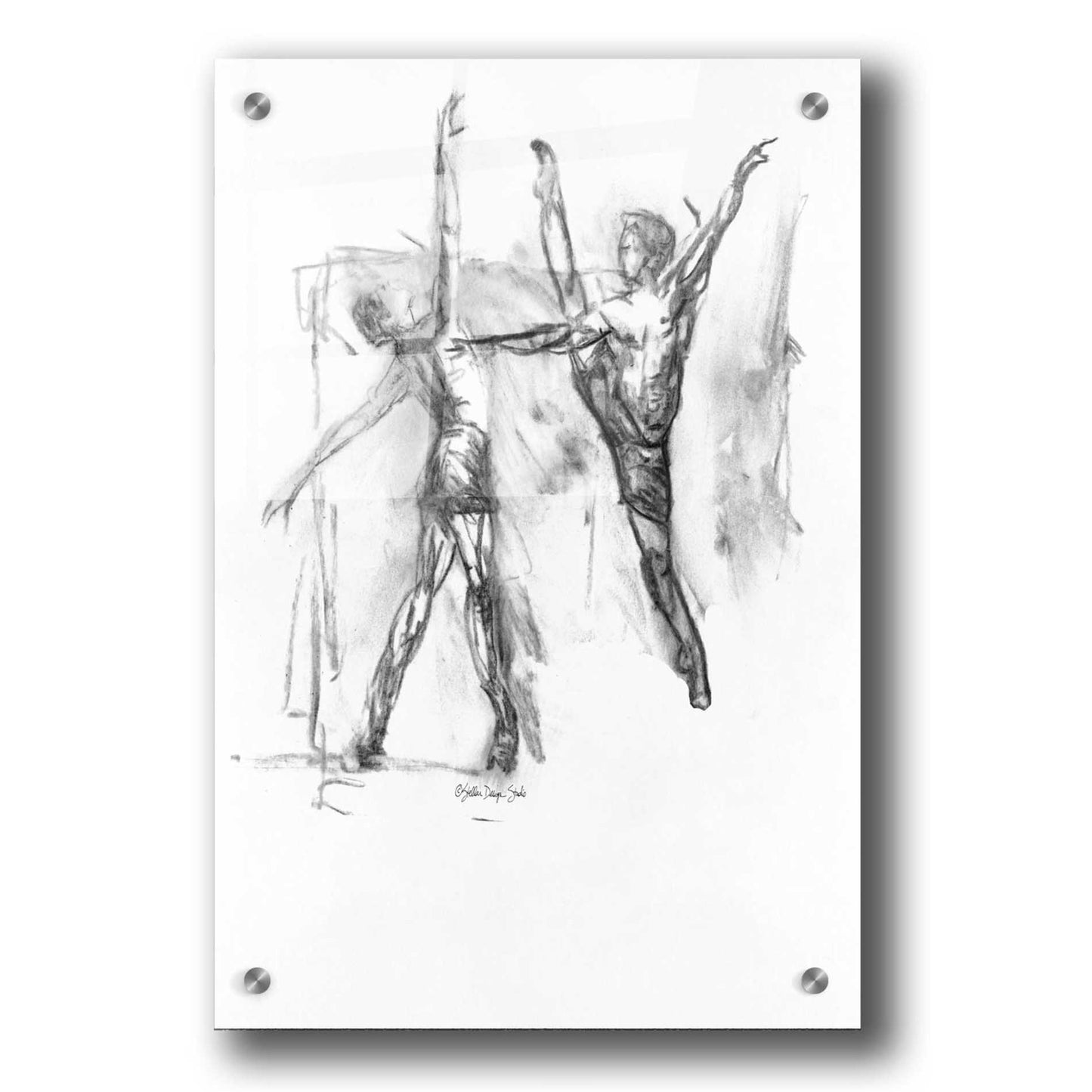 Epic Art 'Dance Figure 5' by Stellar Design Studio, Acrylic Glass Wall Art,24x36