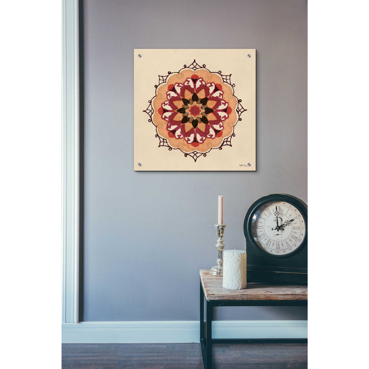 Epic Art 'Mandala 1' by Stellar Design Studio, Acrylic Glass Wall Art,24x24