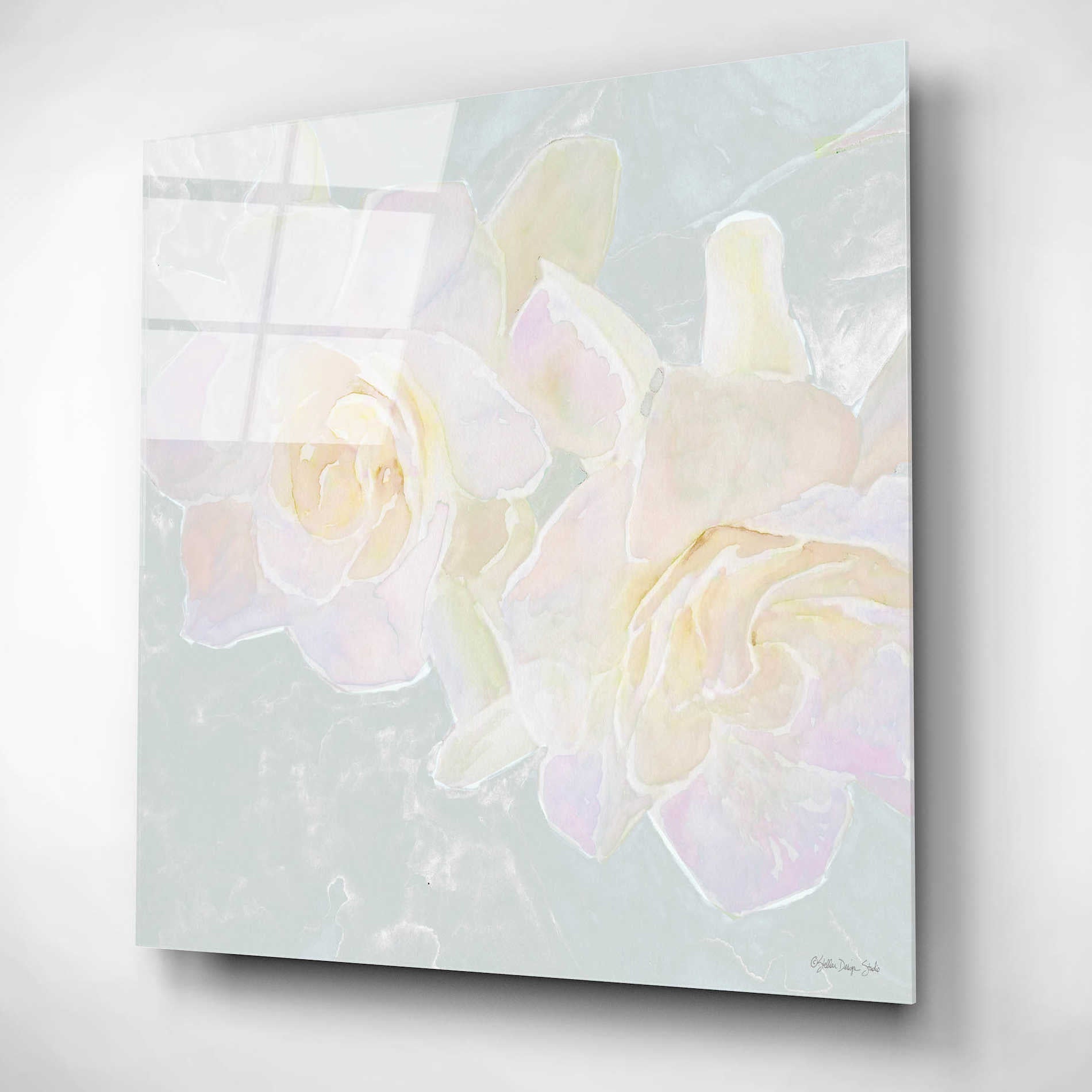 Epic Art 'Rose Bouquet 1' by Stellar Design Studio, Acrylic Glass Wall Art,12x12