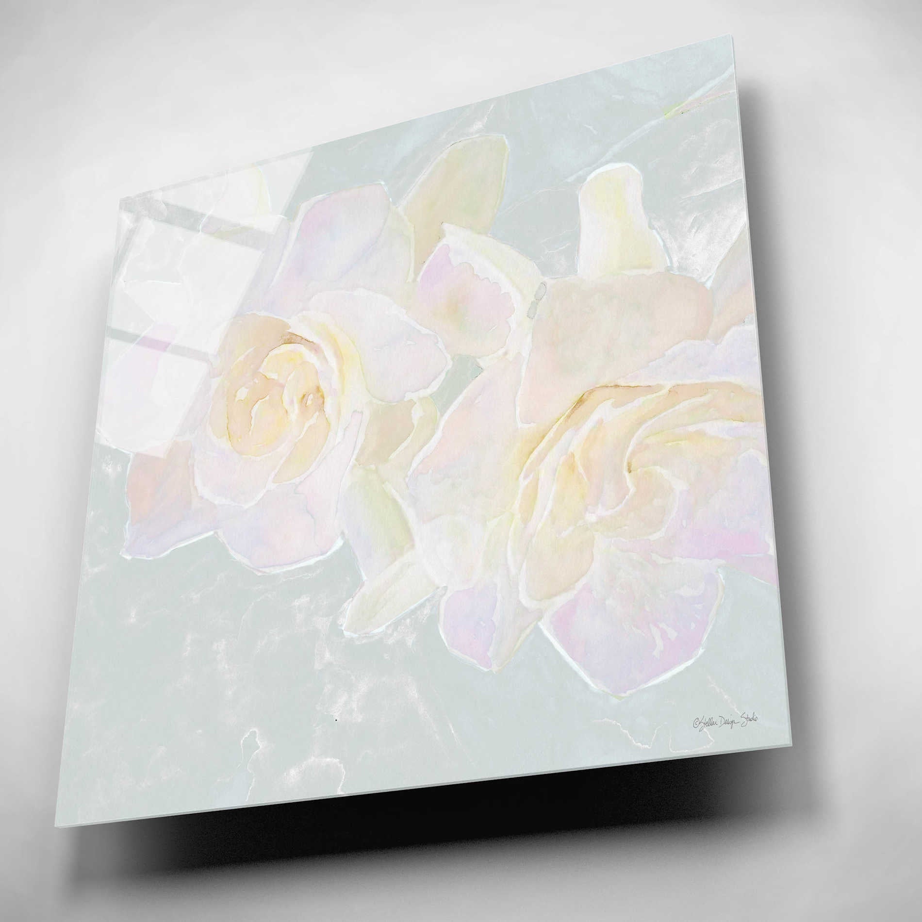 Epic Art 'Rose Bouquet 1' by Stellar Design Studio, Acrylic Glass Wall Art,12x12