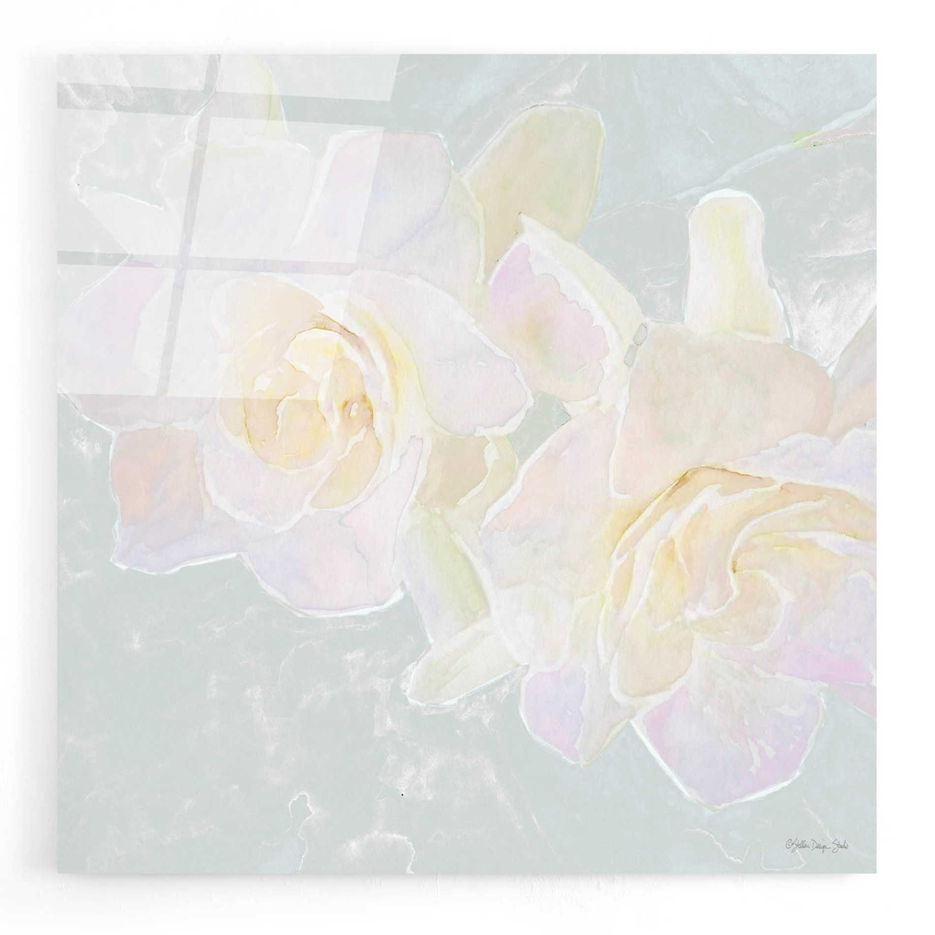 Epic Art 'Rose Bouquet 1' by Stellar Design Studio, Acrylic Glass Wall Art,12x12