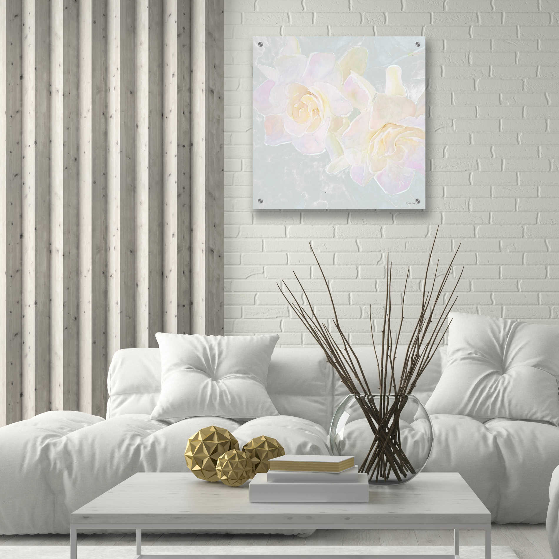 Epic Art 'Rose Bouquet 1' by Stellar Design Studio, Acrylic Glass Wall Art,24x24