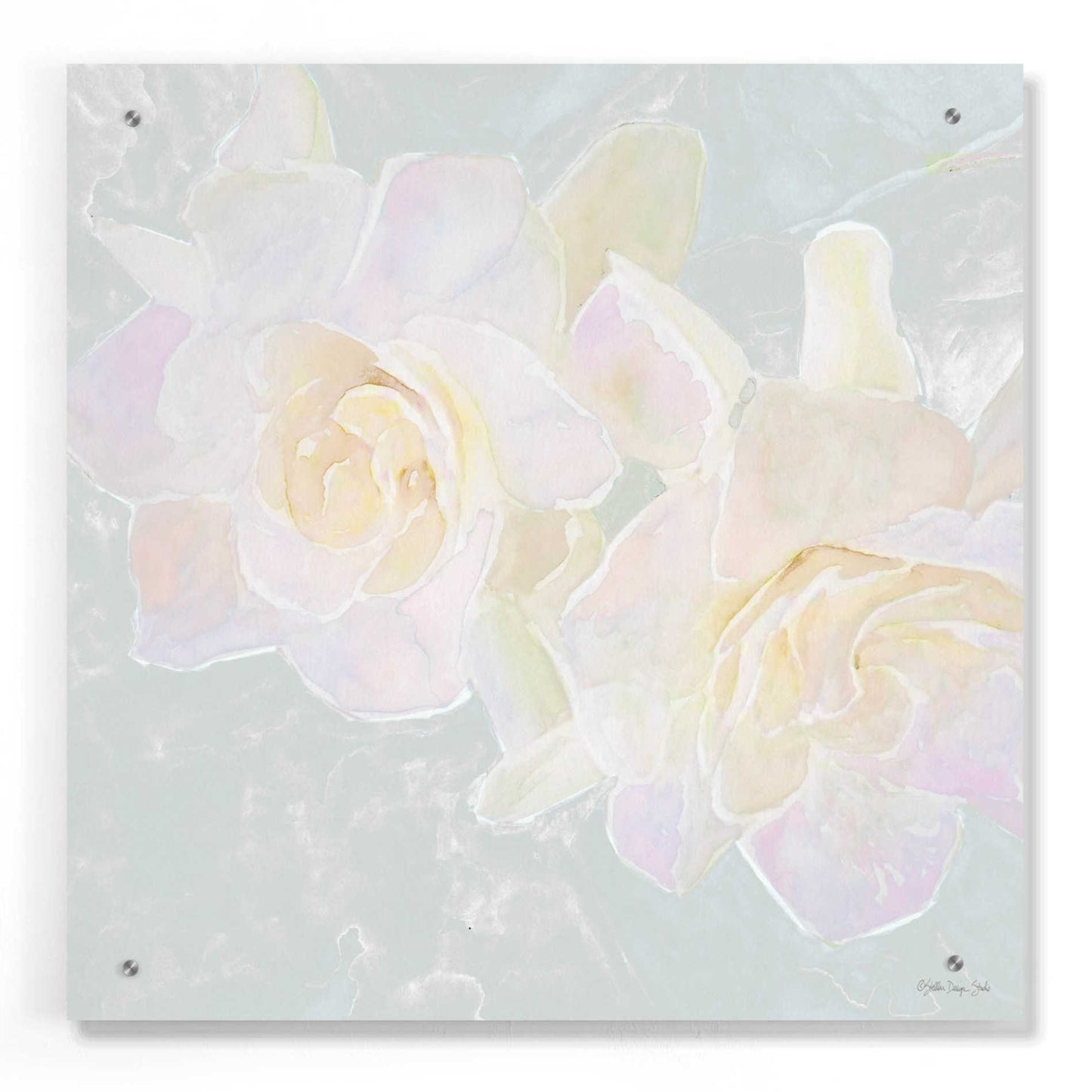 Epic Art 'Rose Bouquet 1' by Stellar Design Studio, Acrylic Glass Wall Art,24x24