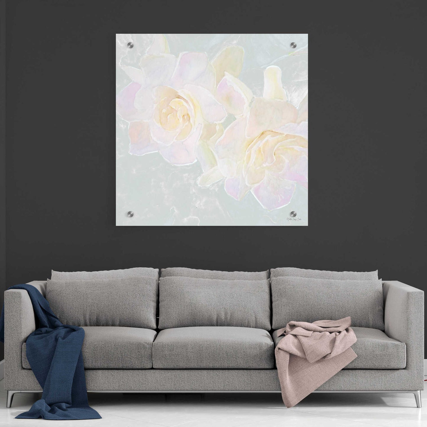 Epic Art 'Rose Bouquet 1' by Stellar Design Studio, Acrylic Glass Wall Art,36x36