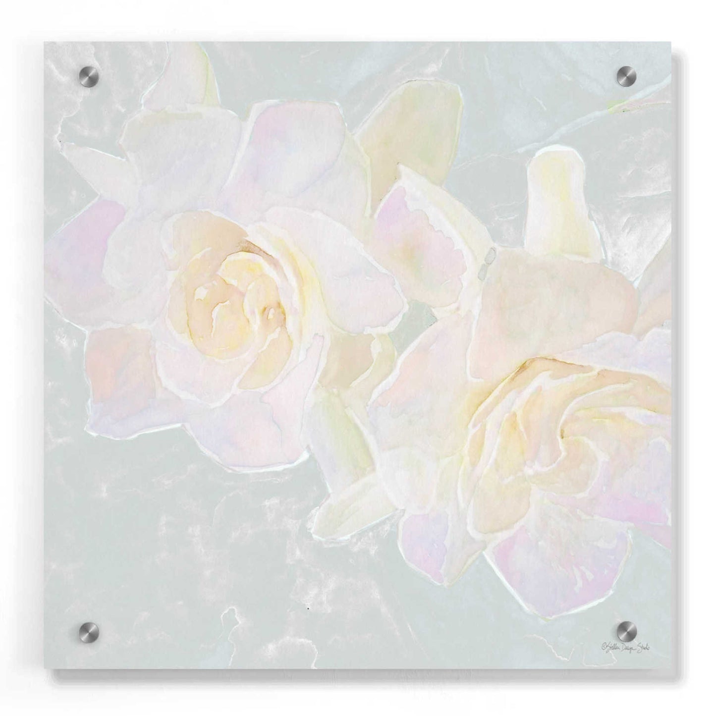 Epic Art 'Rose Bouquet 1' by Stellar Design Studio, Acrylic Glass Wall Art,36x36