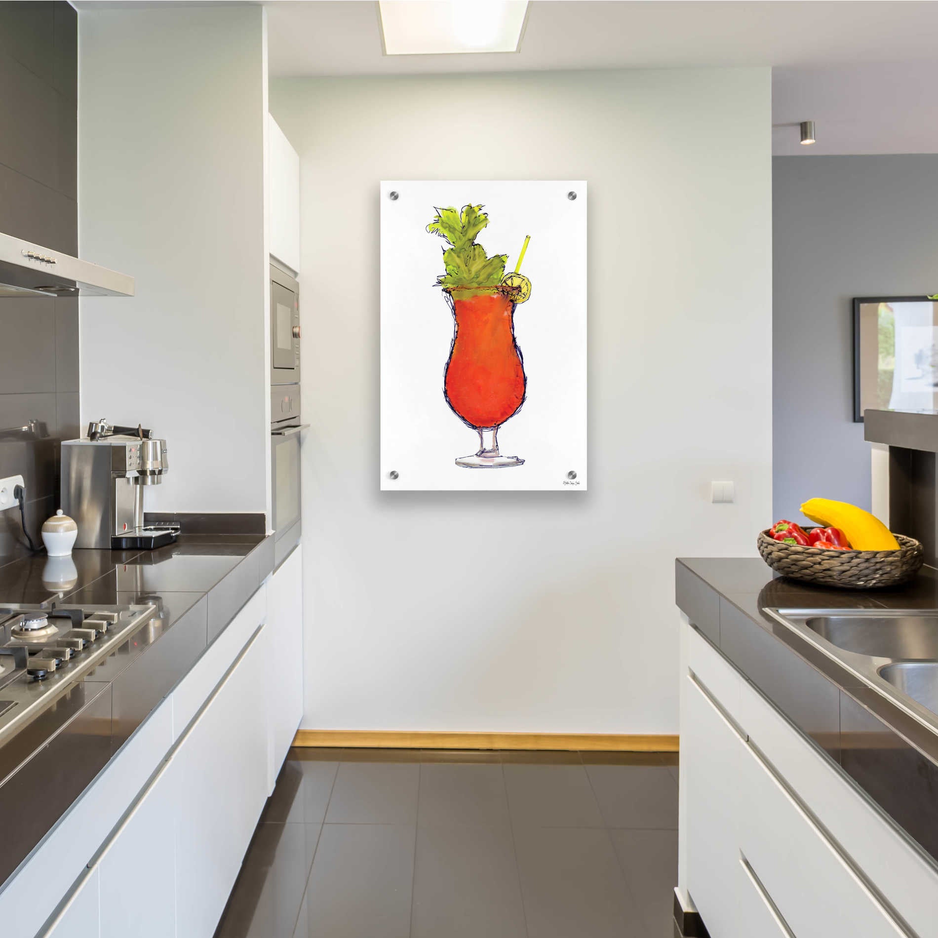 Epic Art 'Bloody Mary' by Stellar Design Studio, Acrylic Glass Wall Art,24x36