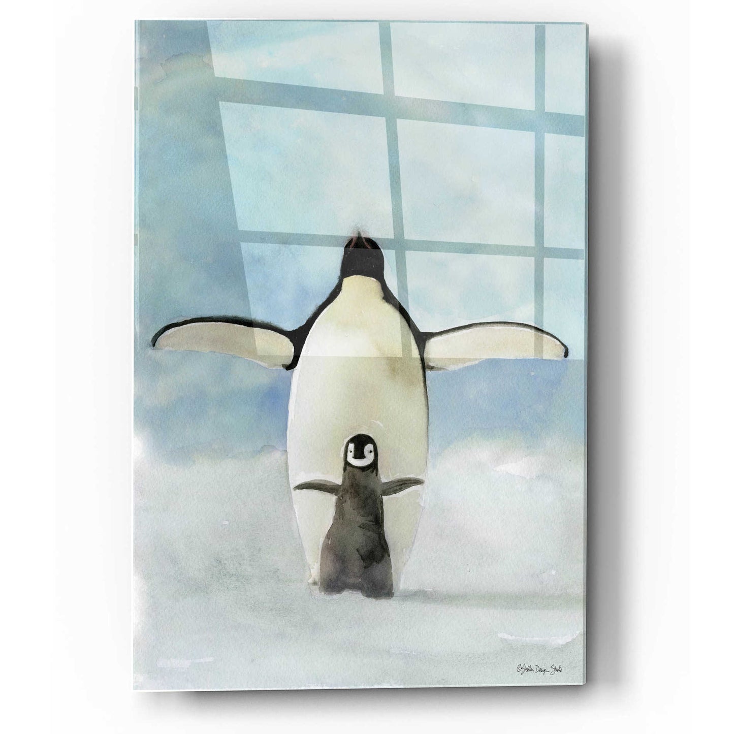 Epic Art 'Penguins' by Stellar Design Studio, Acrylic Glass Wall Art