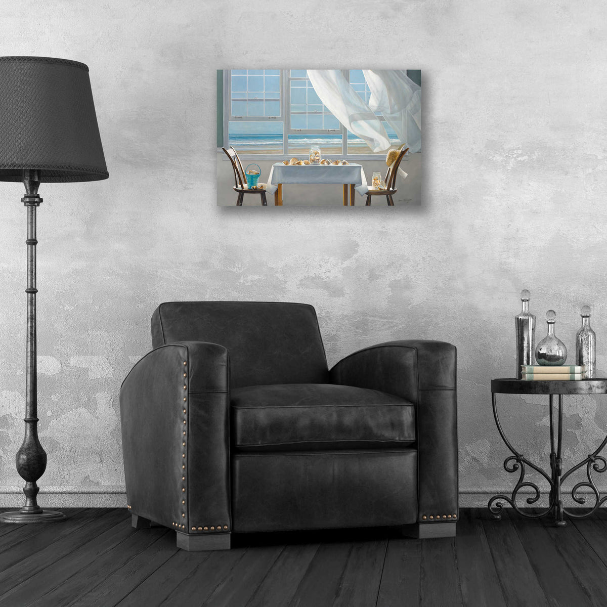 'The Shell Collectors' by Karen Hollingsworth, Acrylic Wall Art,24x16