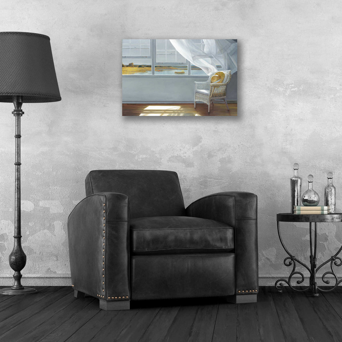 'Lake Effect' by Karen Hollingsworth, Acrylic Wall Art,24x16