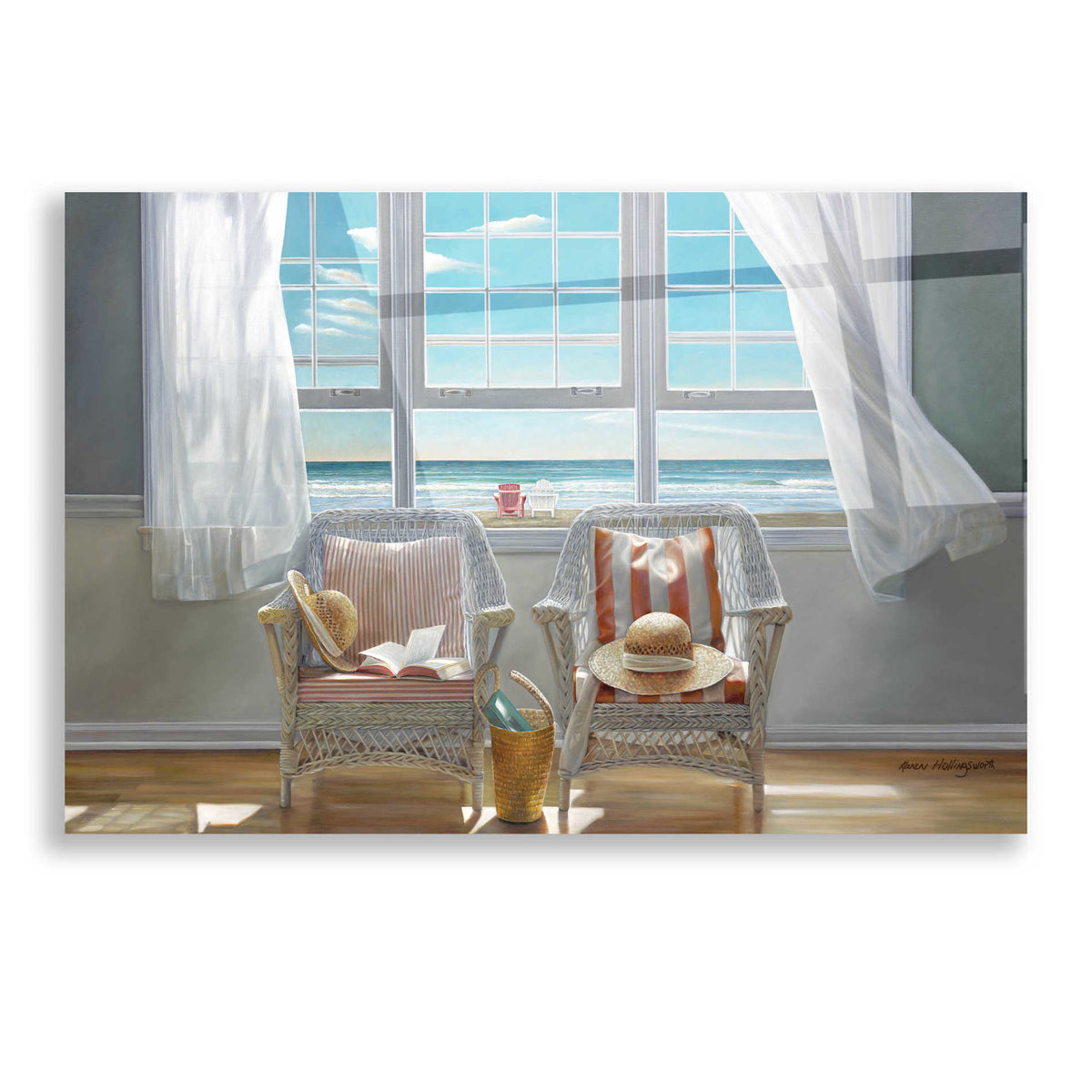 'Companions' by Karen Hollingsworth, Acrylic Wall Art
