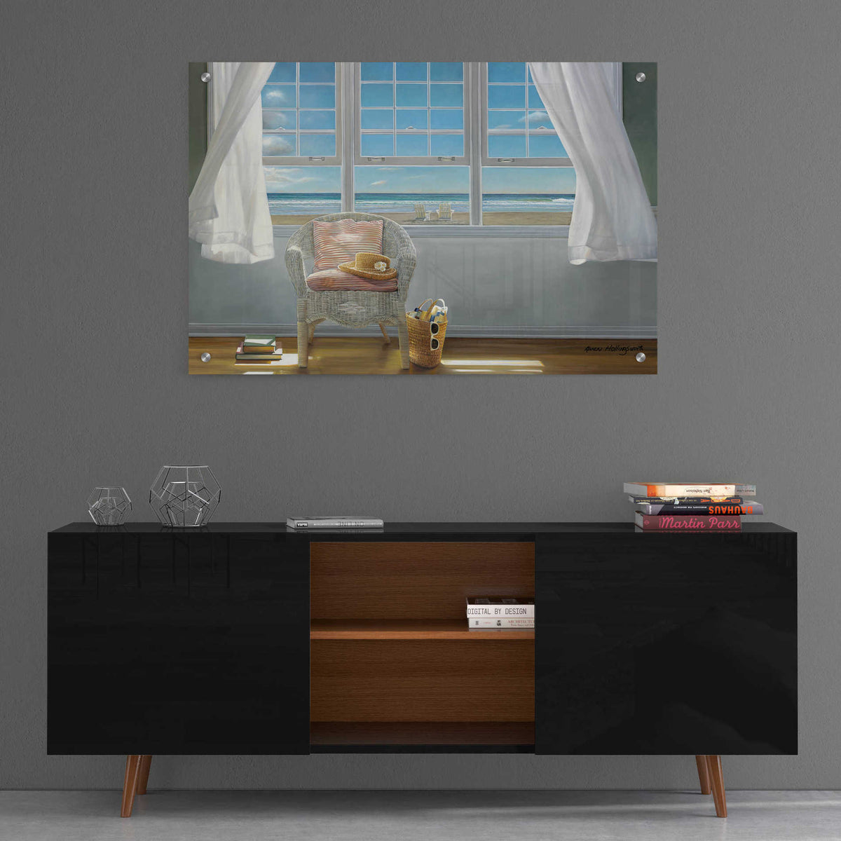 'A Moment's Peace' by Karen Hollingsworth, Acrylic Wall Art,36x24