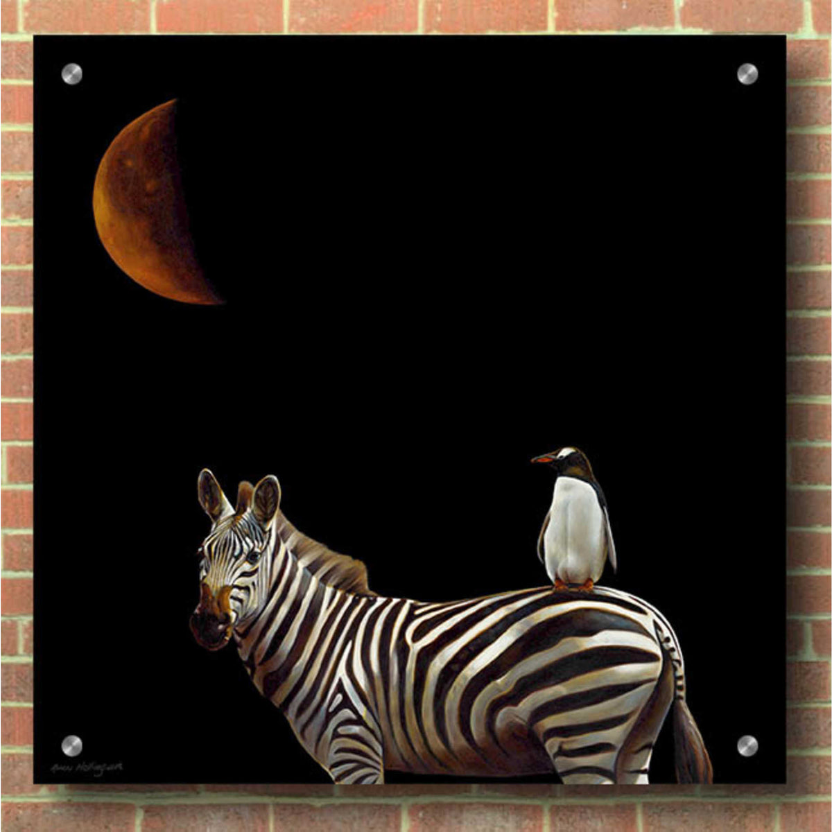 'Pilgrimage' by Karen Hollingsworth, Acrylic Wall Art,36x36