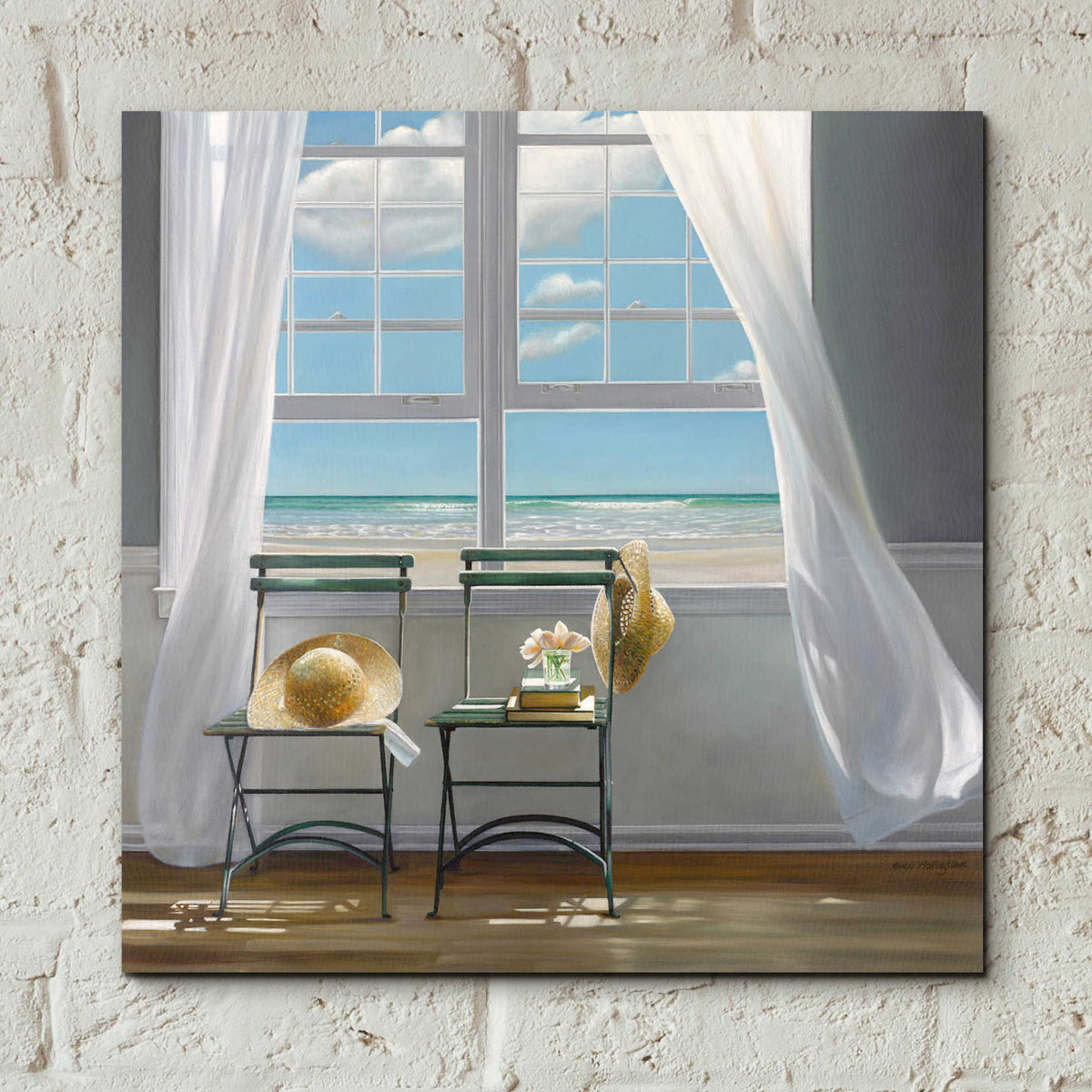 'Slow Motion' by Karen Hollingsworth, Acrylic Wall Art,12x12