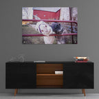 'Hey Donkeys II' by Donnie Quillen, Acrylic Wall Art,36x24