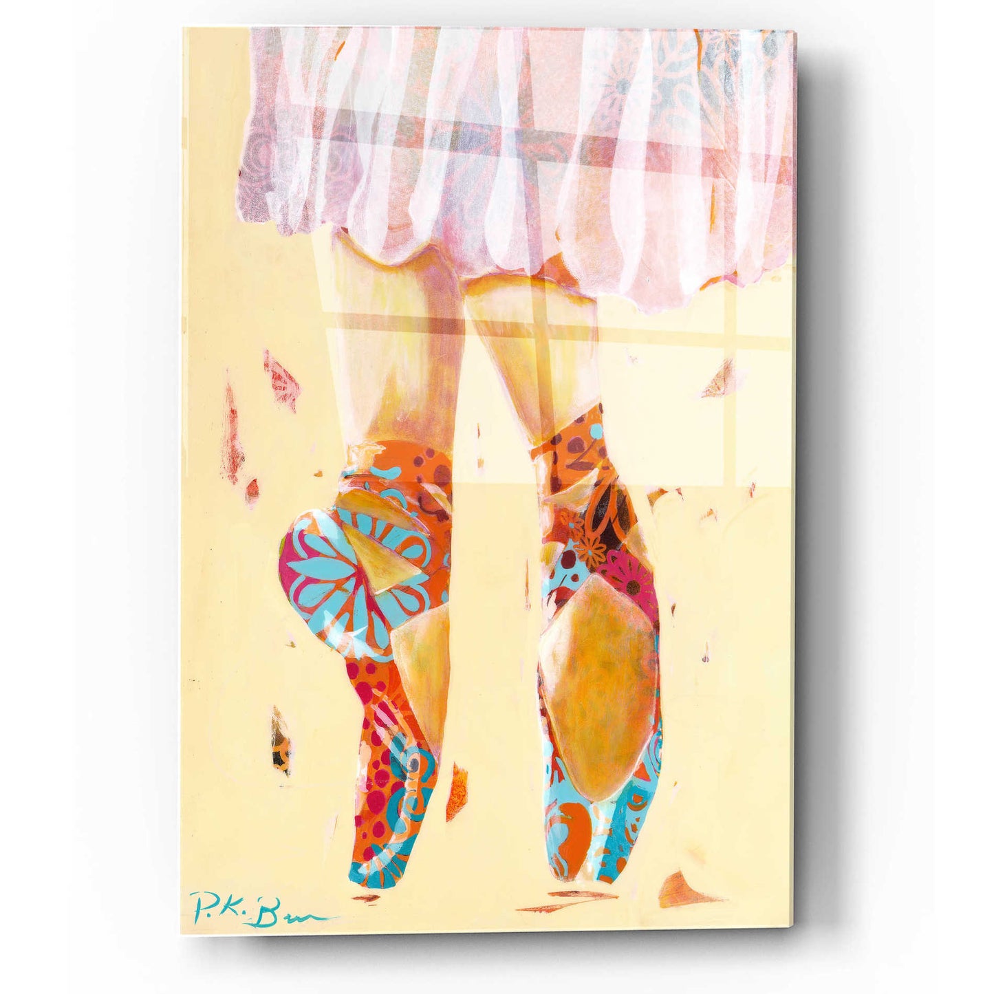 'Ballet Slippers' by Pamela Beer, Acrylic Wall Art,12x16