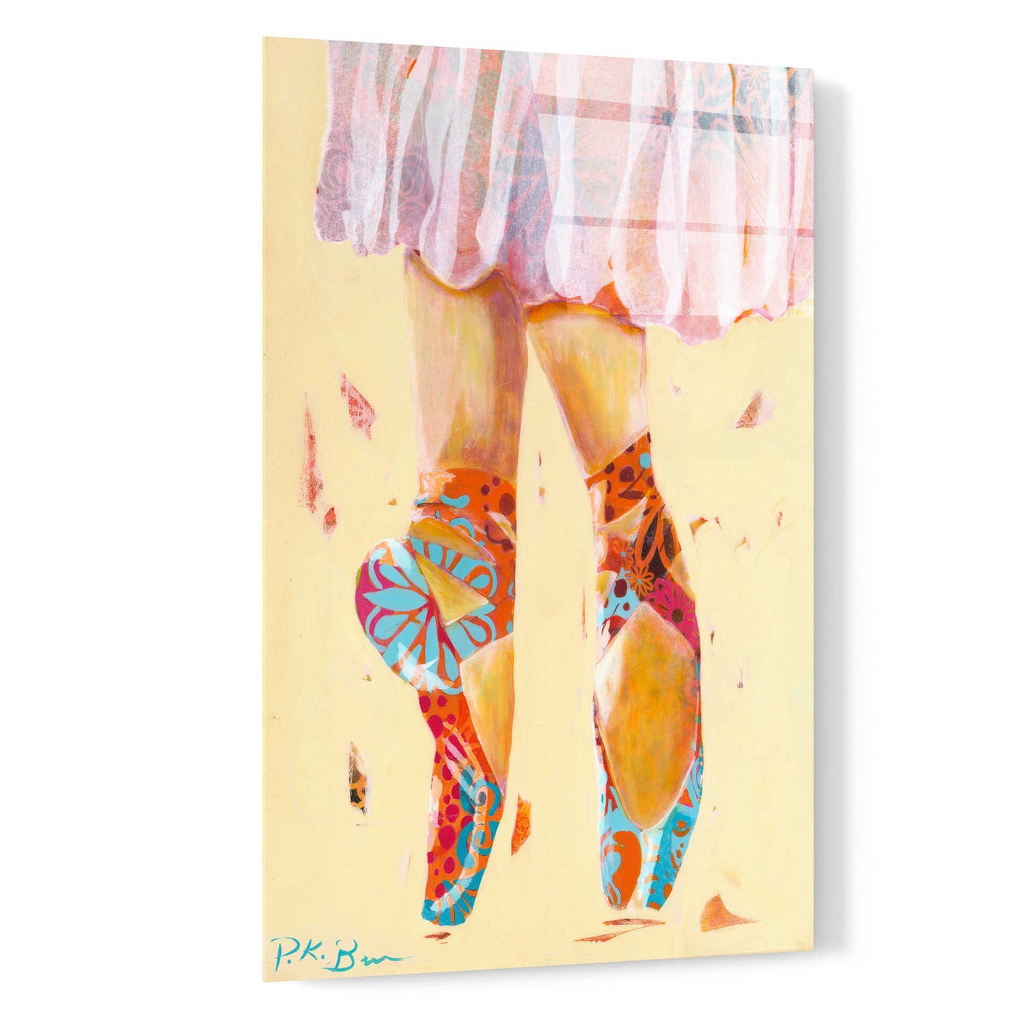 'Ballet Slippers' by Pamela Beer, Acrylic Wall Art,16x24