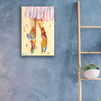 'Ballet Slippers' by Pamela Beer, Acrylic Wall Art,16x24