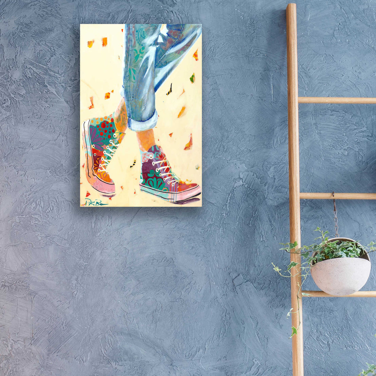 'High Tops' by Pamela Beer, Acrylic Wall Art,16x24