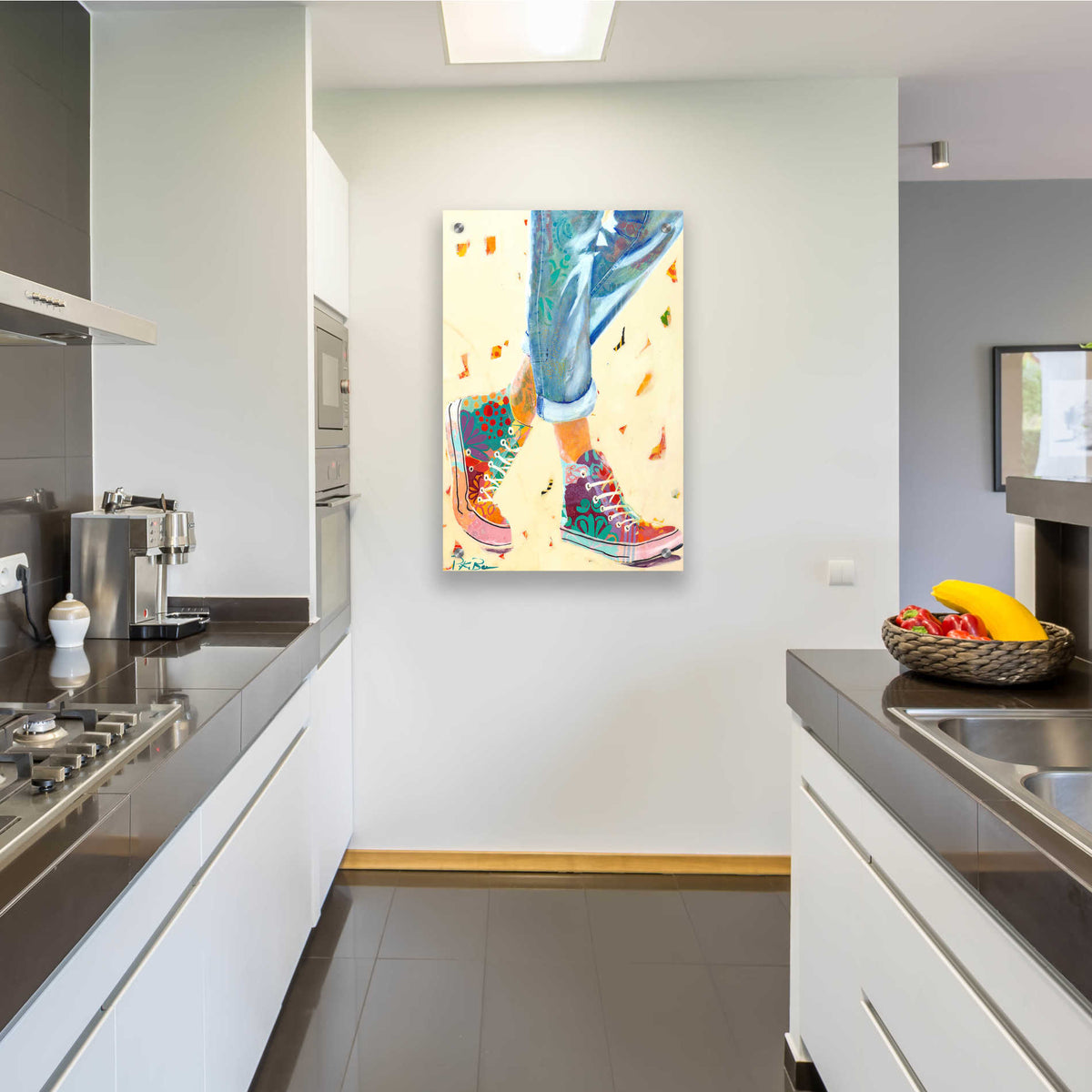 'High Tops' by Pamela Beer, Acrylic Wall Art,24x36