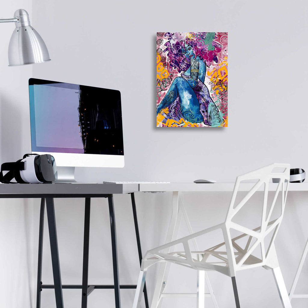 Epic Art 'Lfe' by Justin Copeland, Acrylic Glass Wall Art,12x16
