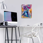 Epic Art 'Lfe' by Justin Copeland, Acrylic Glass Wall Art,12x16