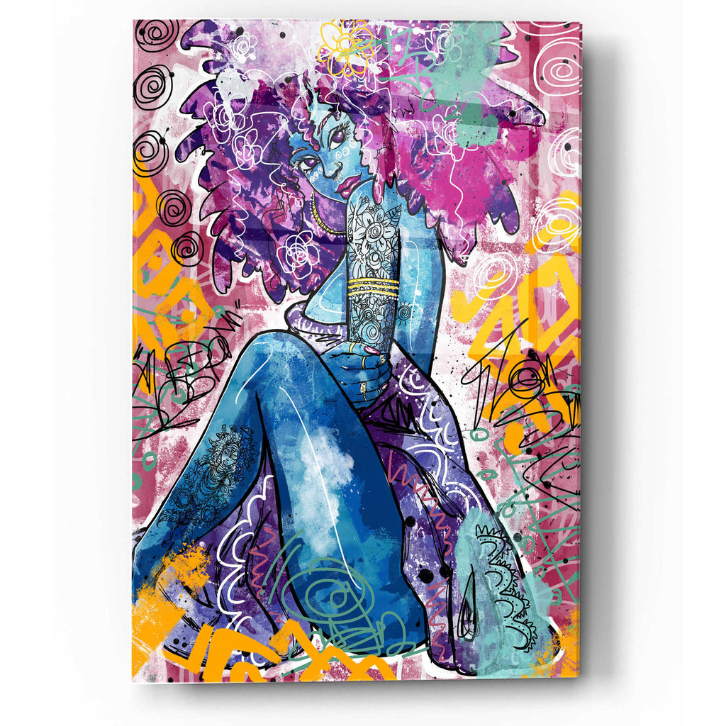 Epic Art 'Lfe' by Justin Copeland, Acrylic Glass Wall Art