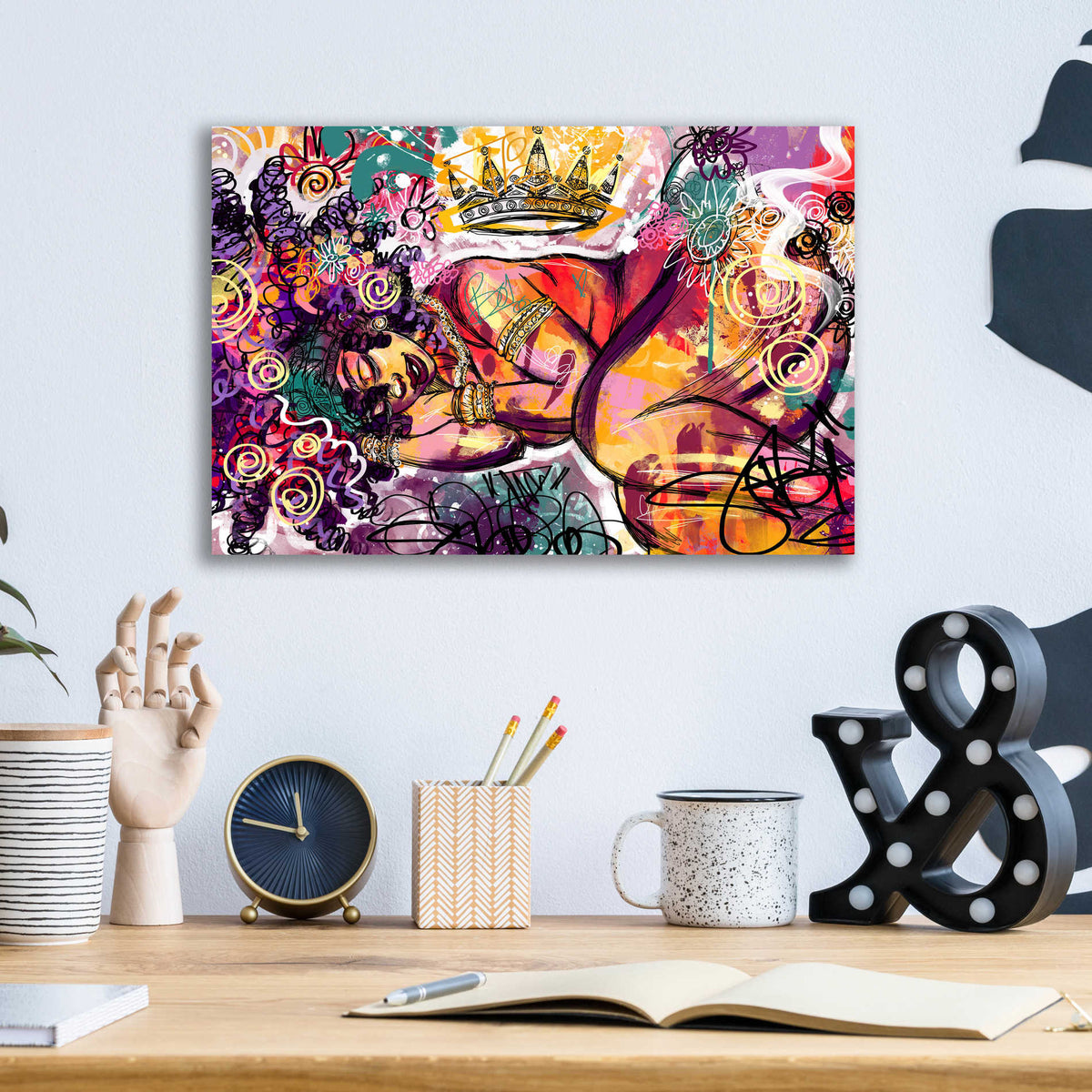 Epic Art 'Radiance' by Justin Copeland, Acrylic Glass Wall Art,16x12