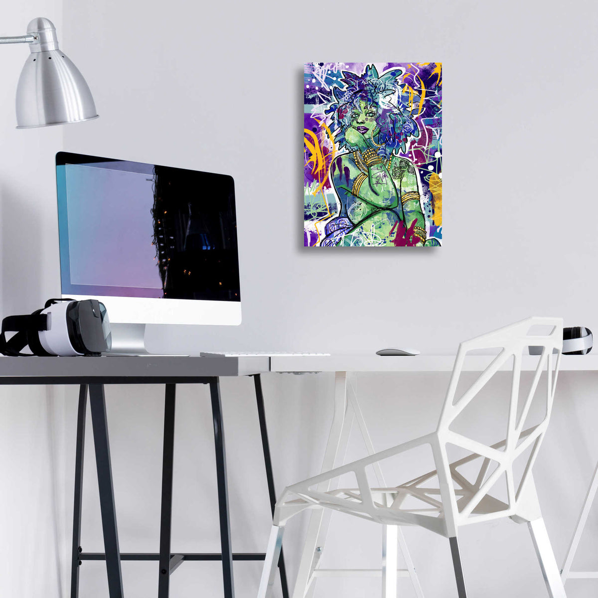 Epic Art 'Subira' by Justin Copeland, Acrylic Glass Wall Art,12x16