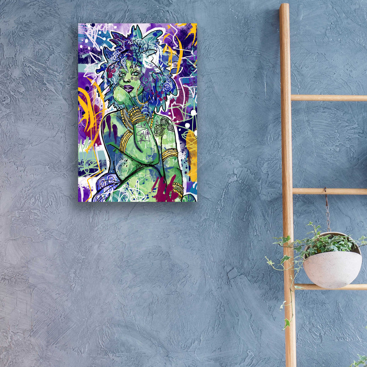 Epic Art 'Subira' by Justin Copeland, Acrylic Glass Wall Art,16x24
