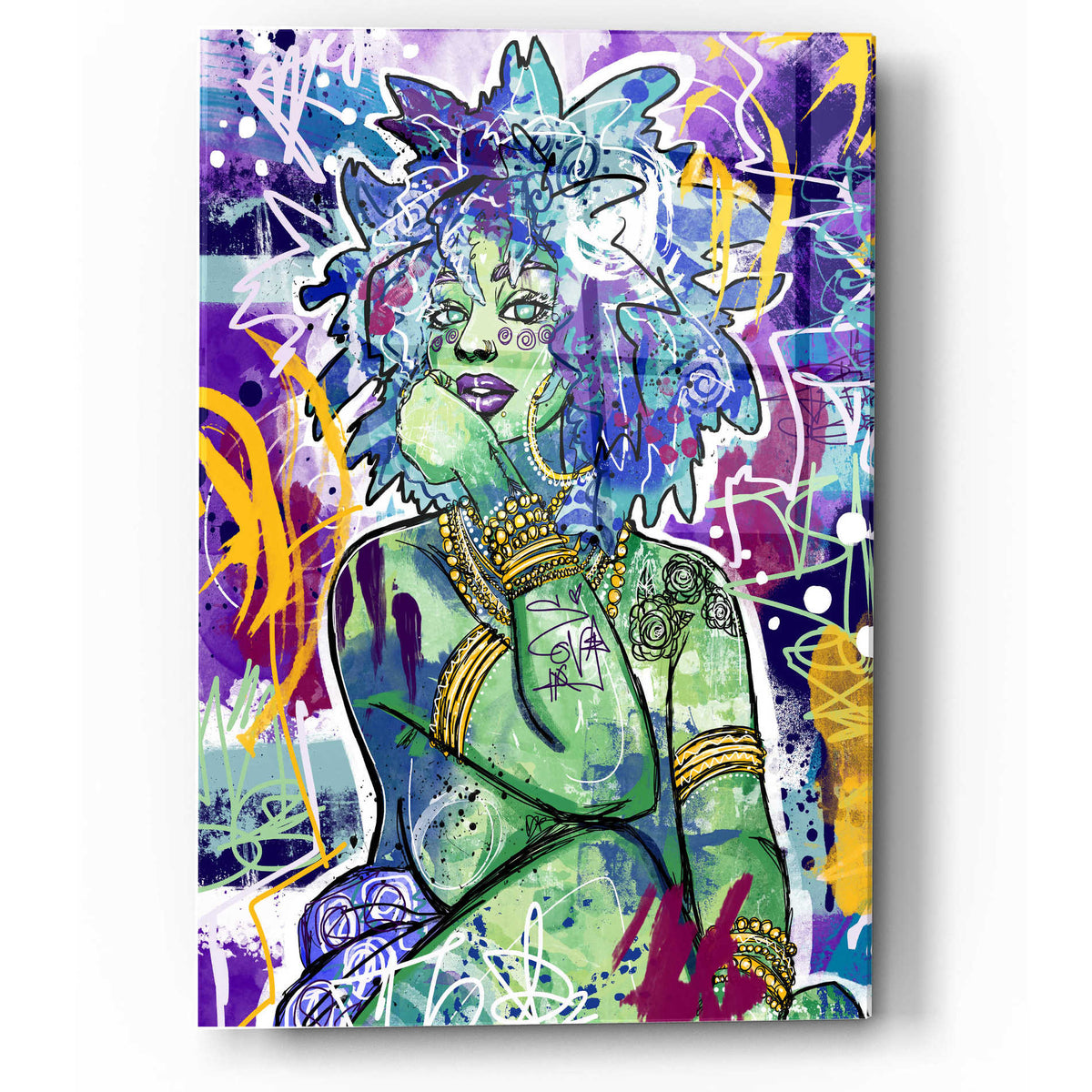 Epic Art 'Subira' by Justin Copeland, Acrylic Glass Wall Art