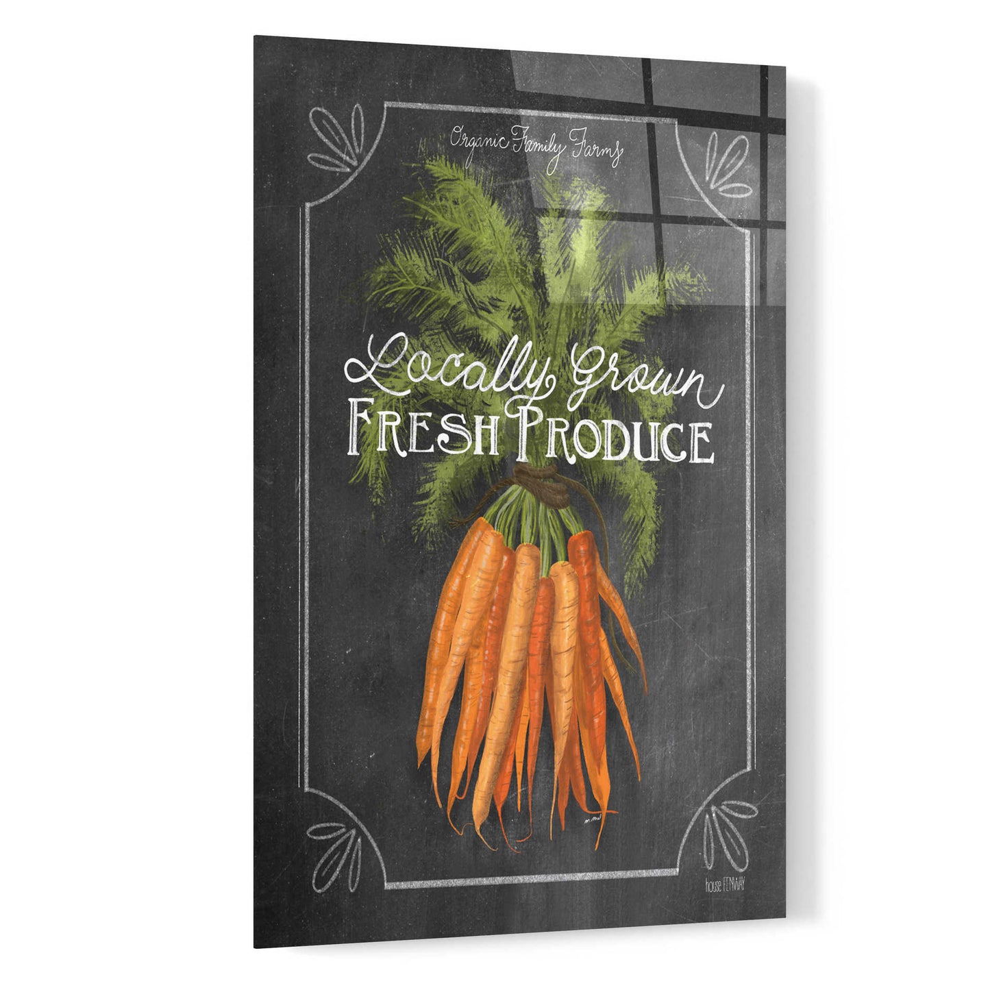 Epic Art 'Fresh Carrots' by House Fenway, Acrylic Glass Wall Art,16x24