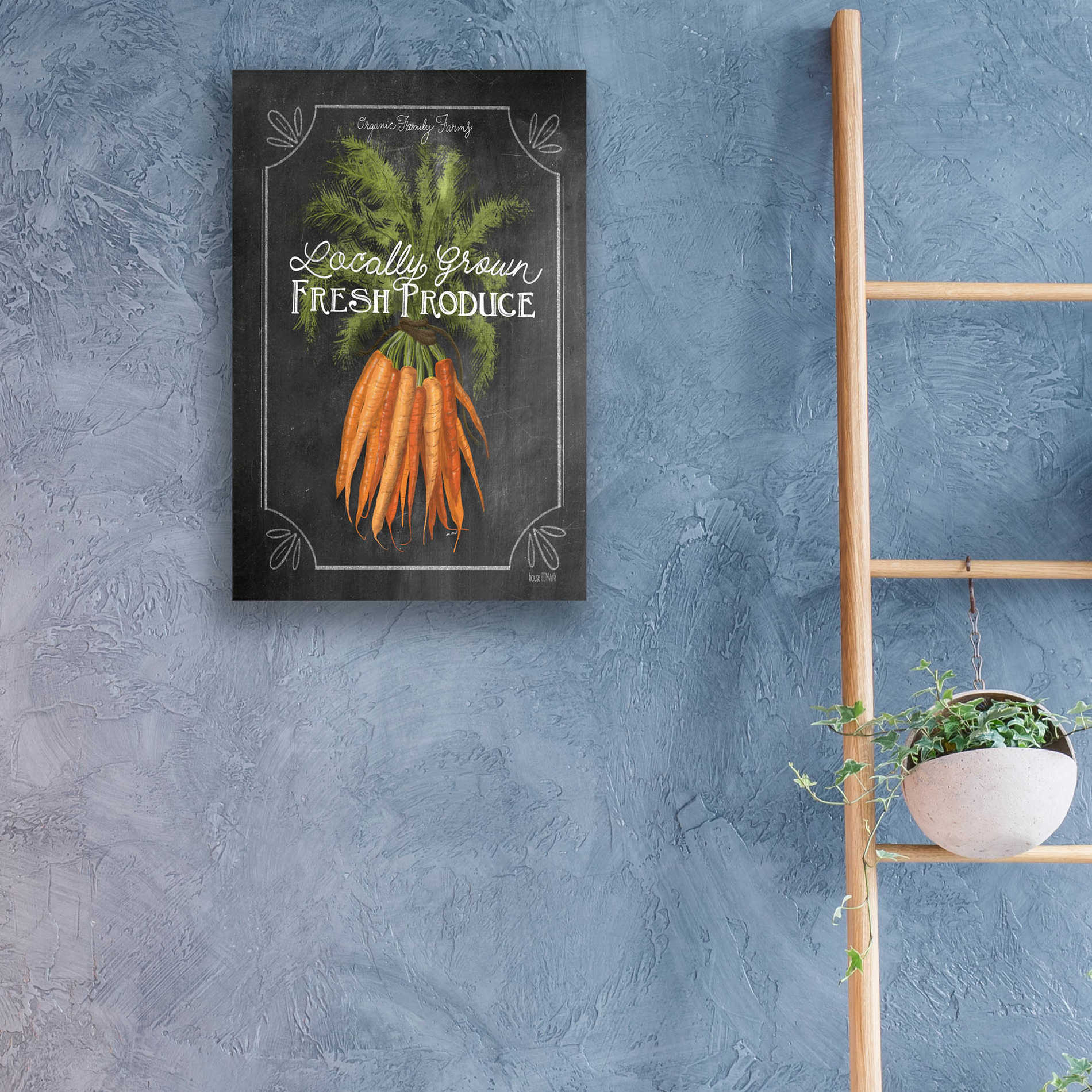 Epic Art 'Fresh Carrots' by House Fenway, Acrylic Glass Wall Art,16x24