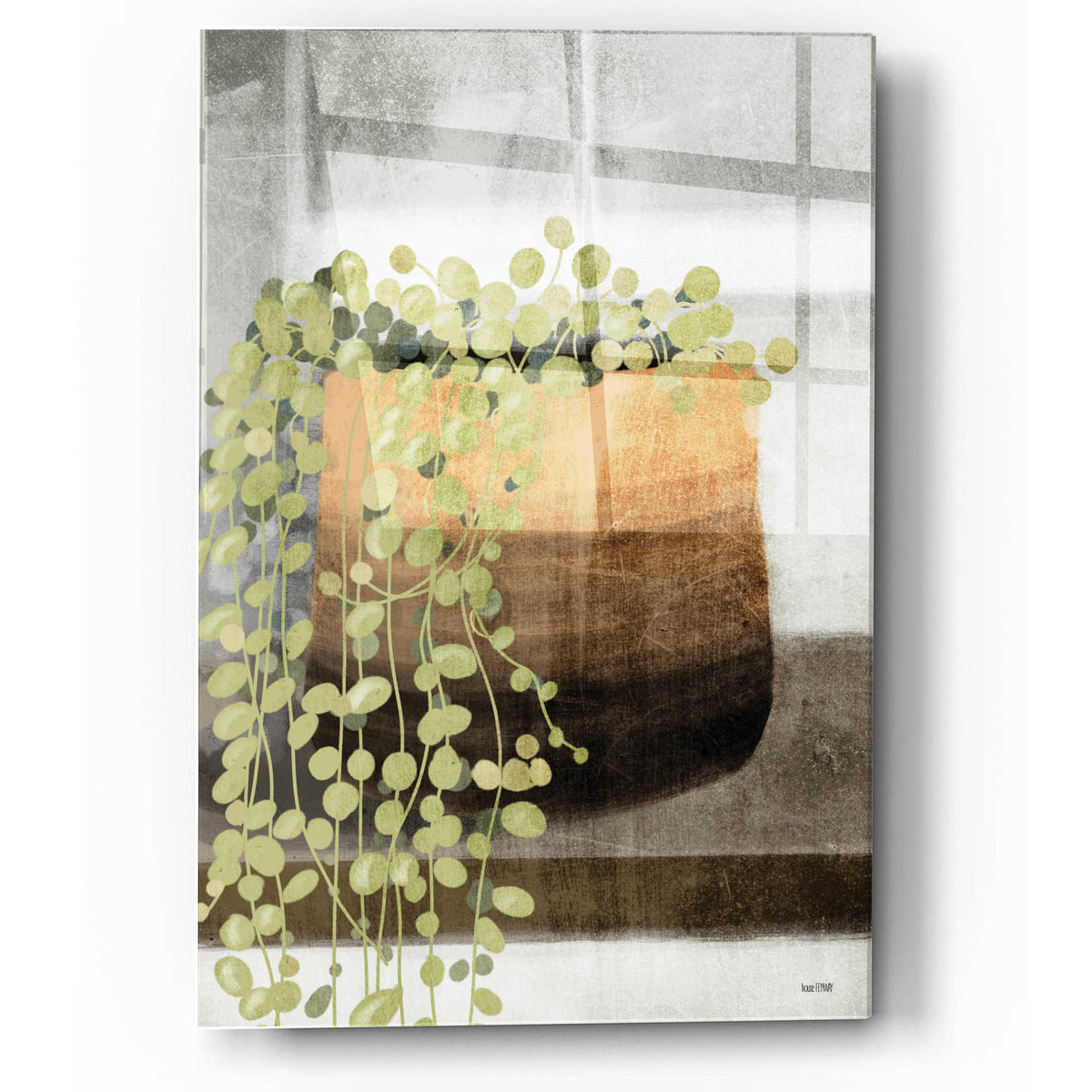 Epic Art 'String of Pearls I' by House Fenway, Acrylic Glass Wall Art