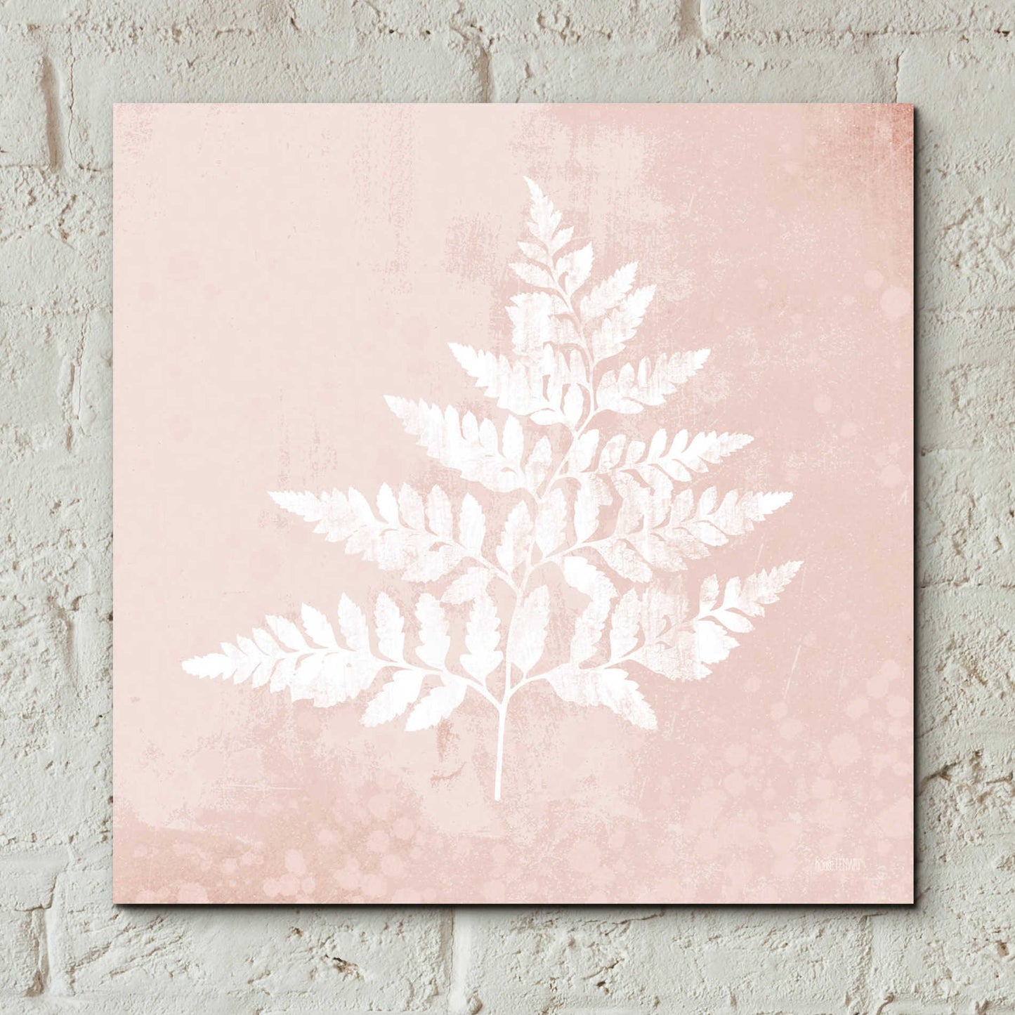 Epic Art 'Blush Fern I' by House Fenway, Acrylic Glass Wall Art,12x12