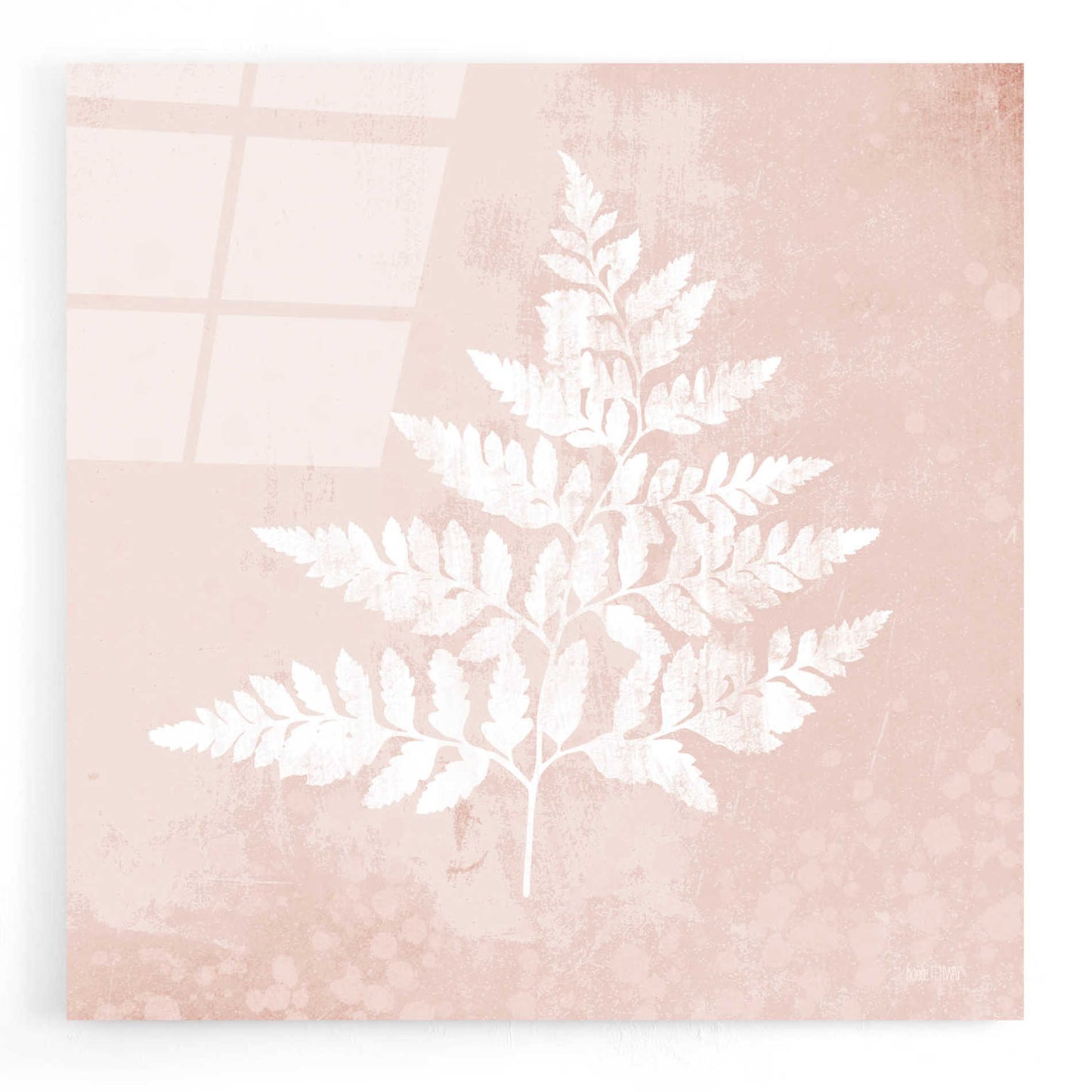 Epic Art 'Blush Fern I' by House Fenway, Acrylic Glass Wall Art,12x12