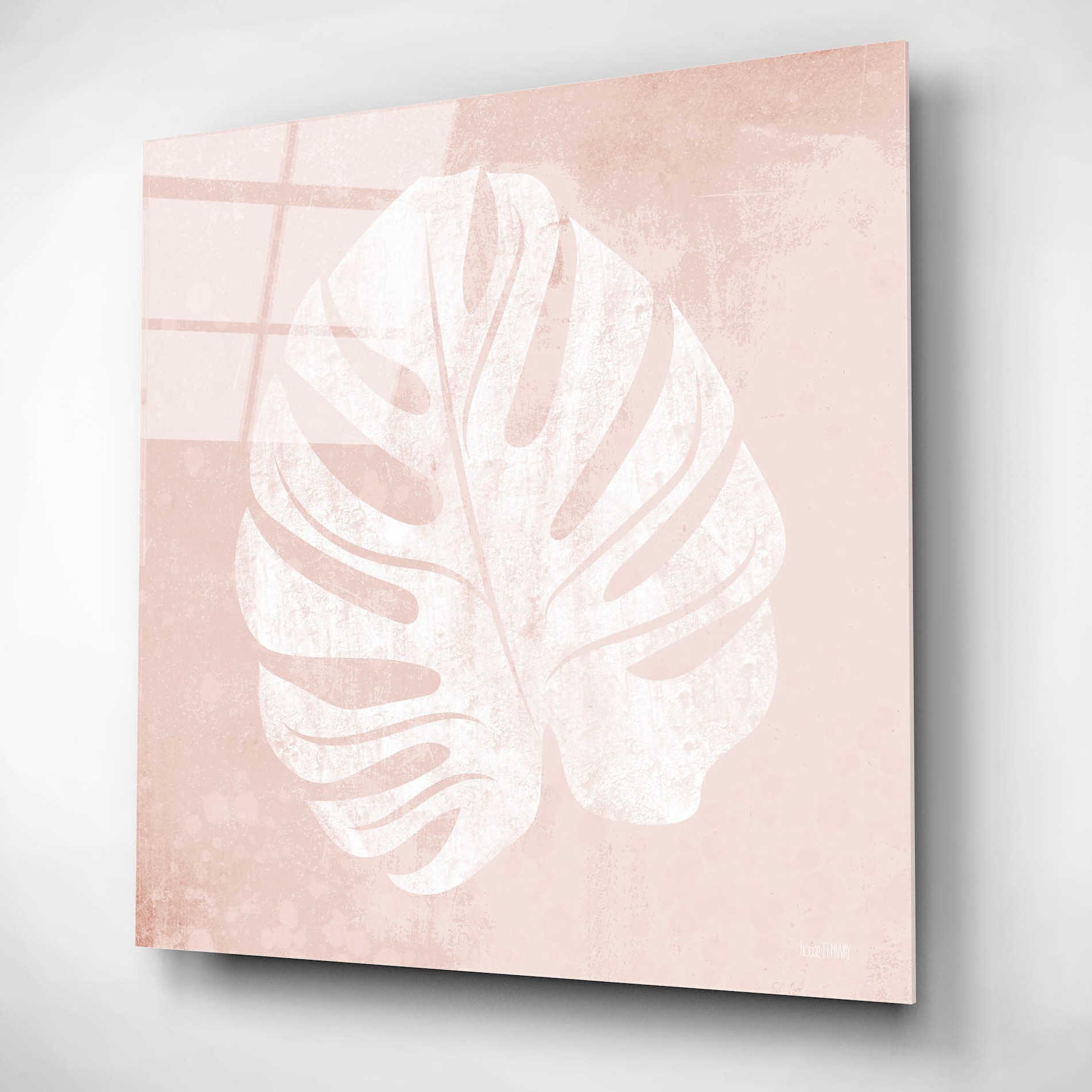 Epic Art 'Blush Fern III' by House Fenway, Acrylic Glass Wall Art,12x12