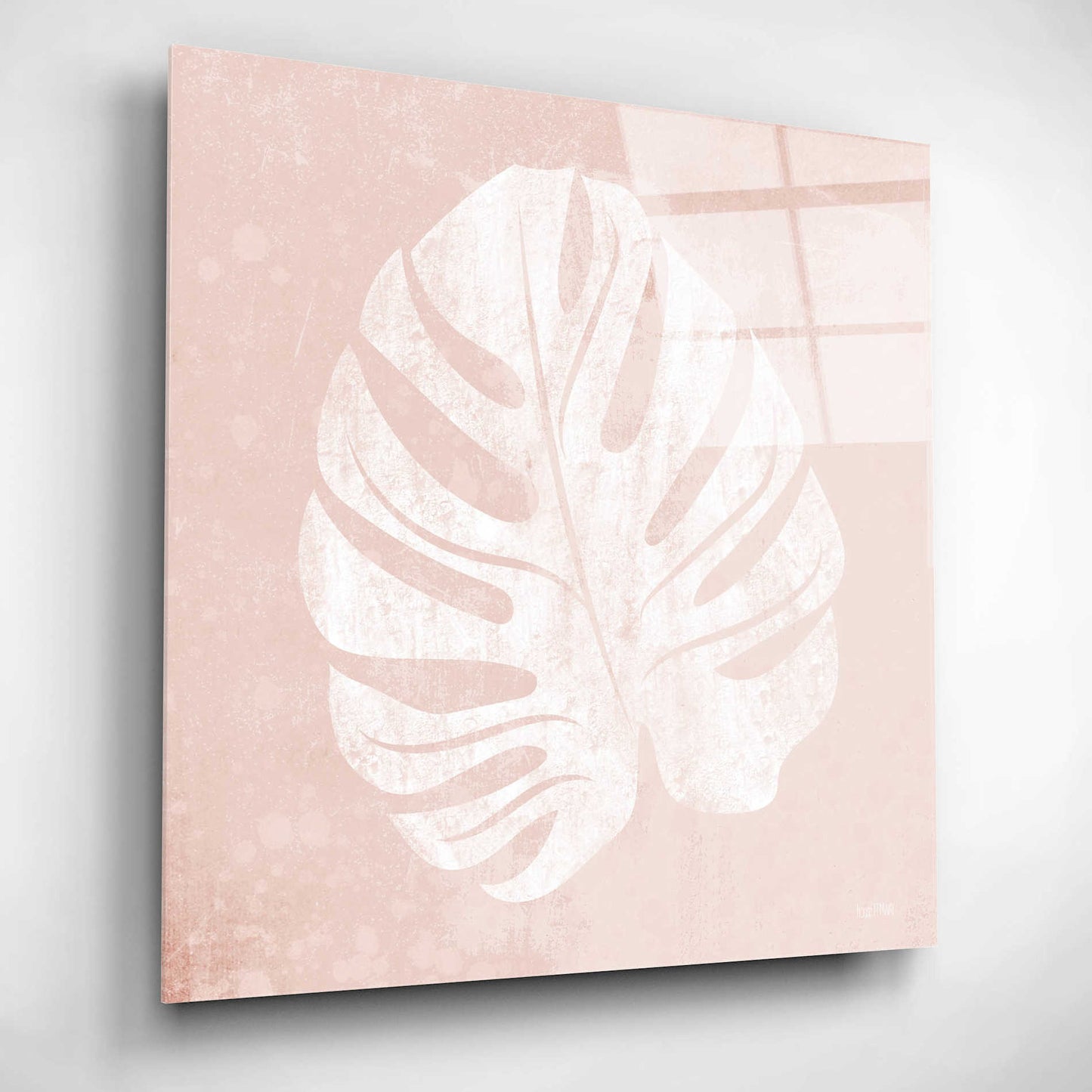 Epic Art 'Blush Fern III' by House Fenway, Acrylic Glass Wall Art,12x12