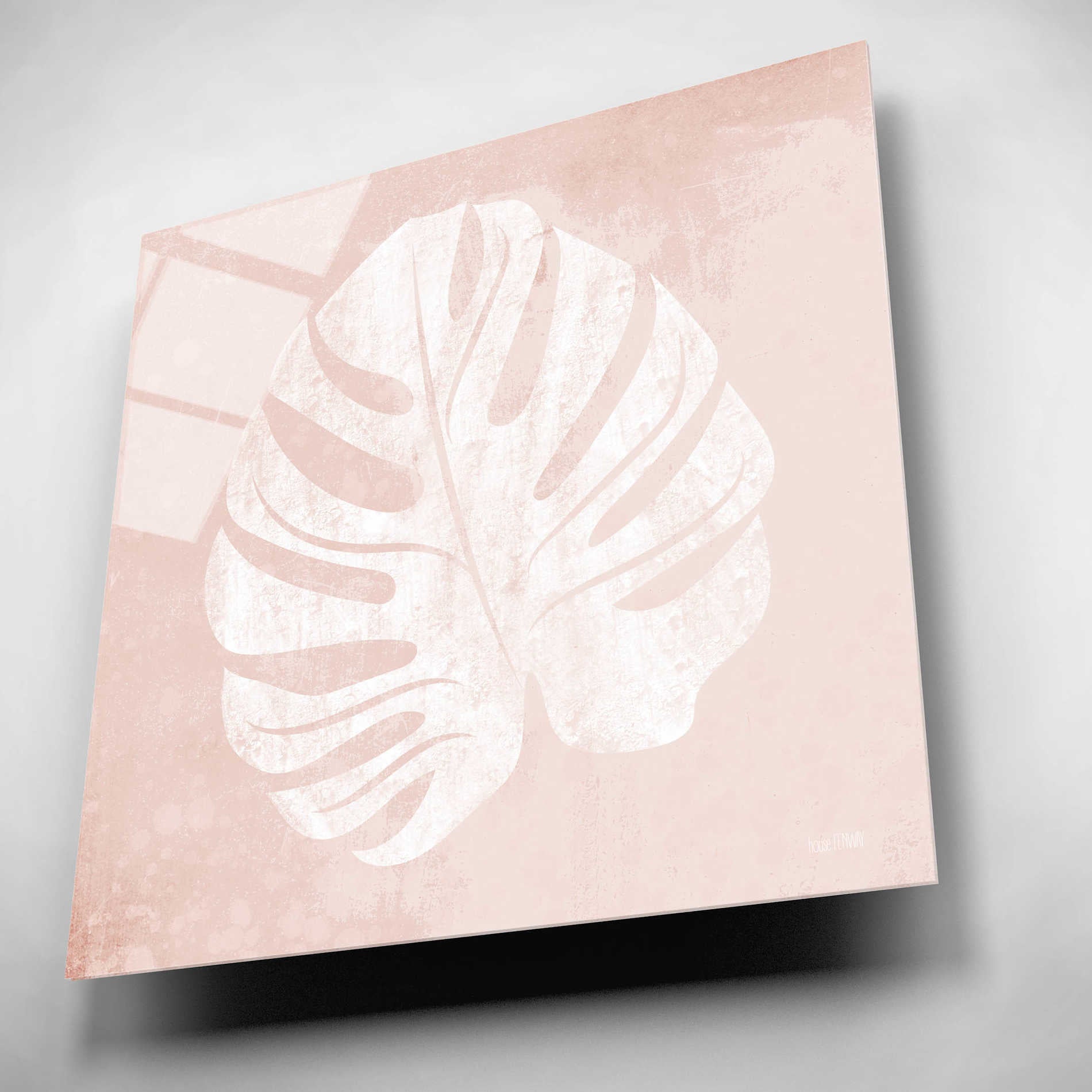 Epic Art 'Blush Fern III' by House Fenway, Acrylic Glass Wall Art,12x12